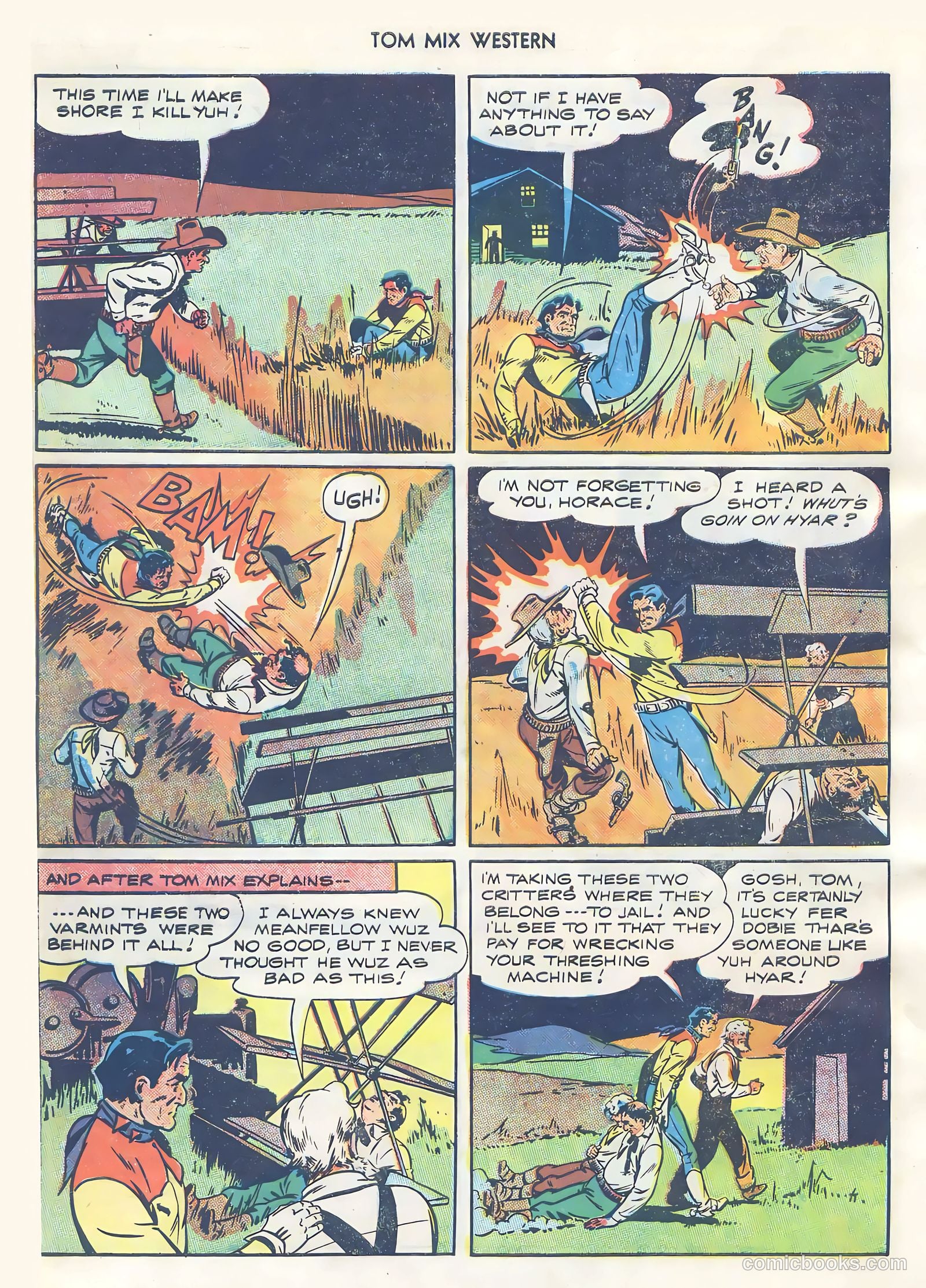 Tom Mix Western #4 — page 22 of 52