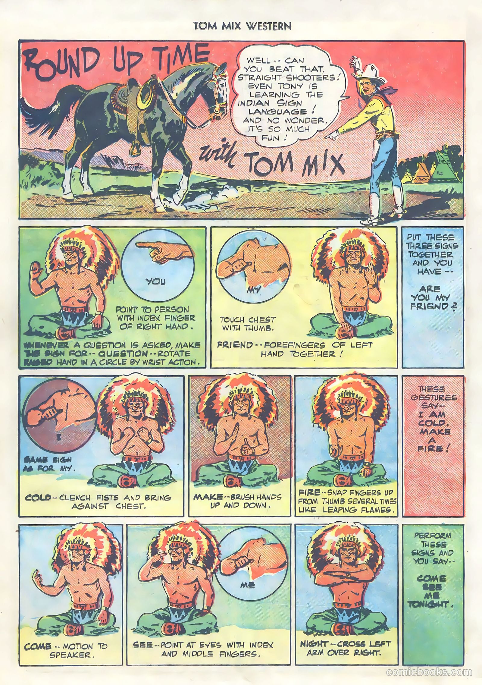 Tom Mix Western #4 — page 30 of 52