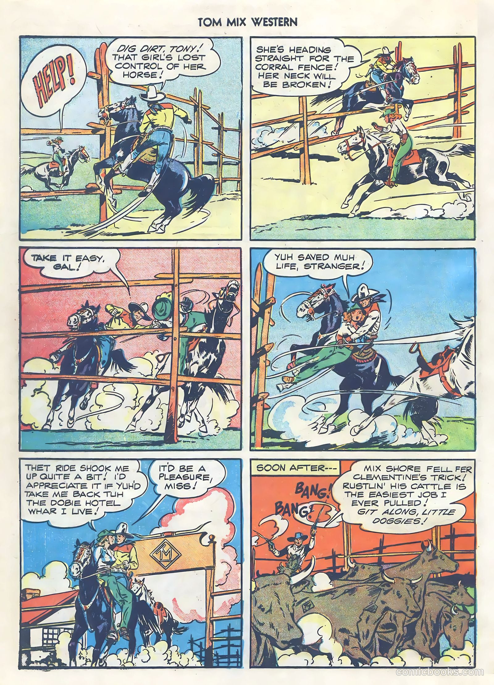 Tom Mix Western #4 — page 34 of 52