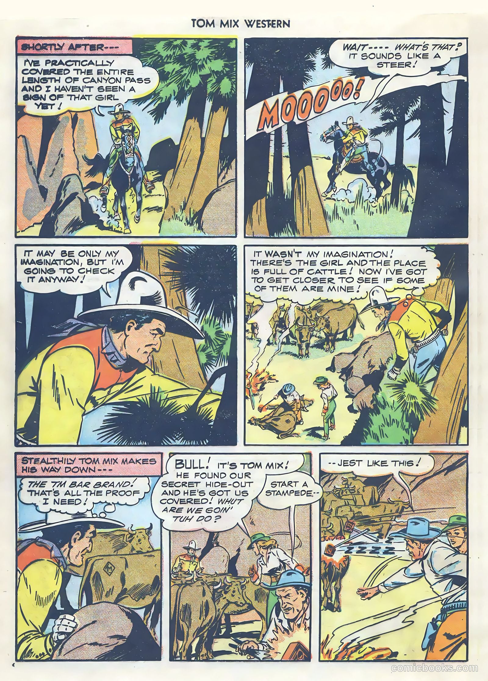 Tom Mix Western #4 — page 36 of 52