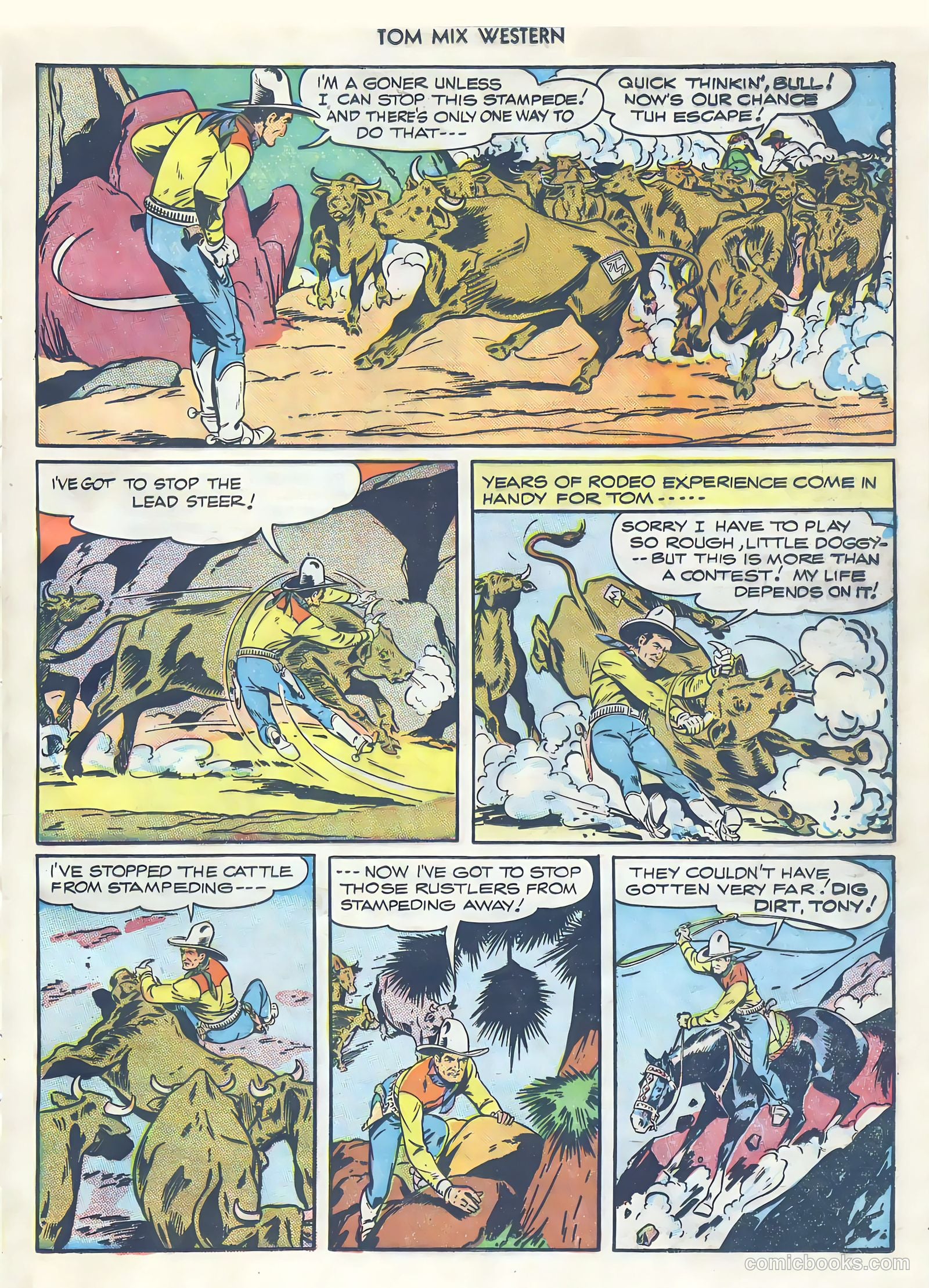 Tom Mix Western #4 — page 37 of 52