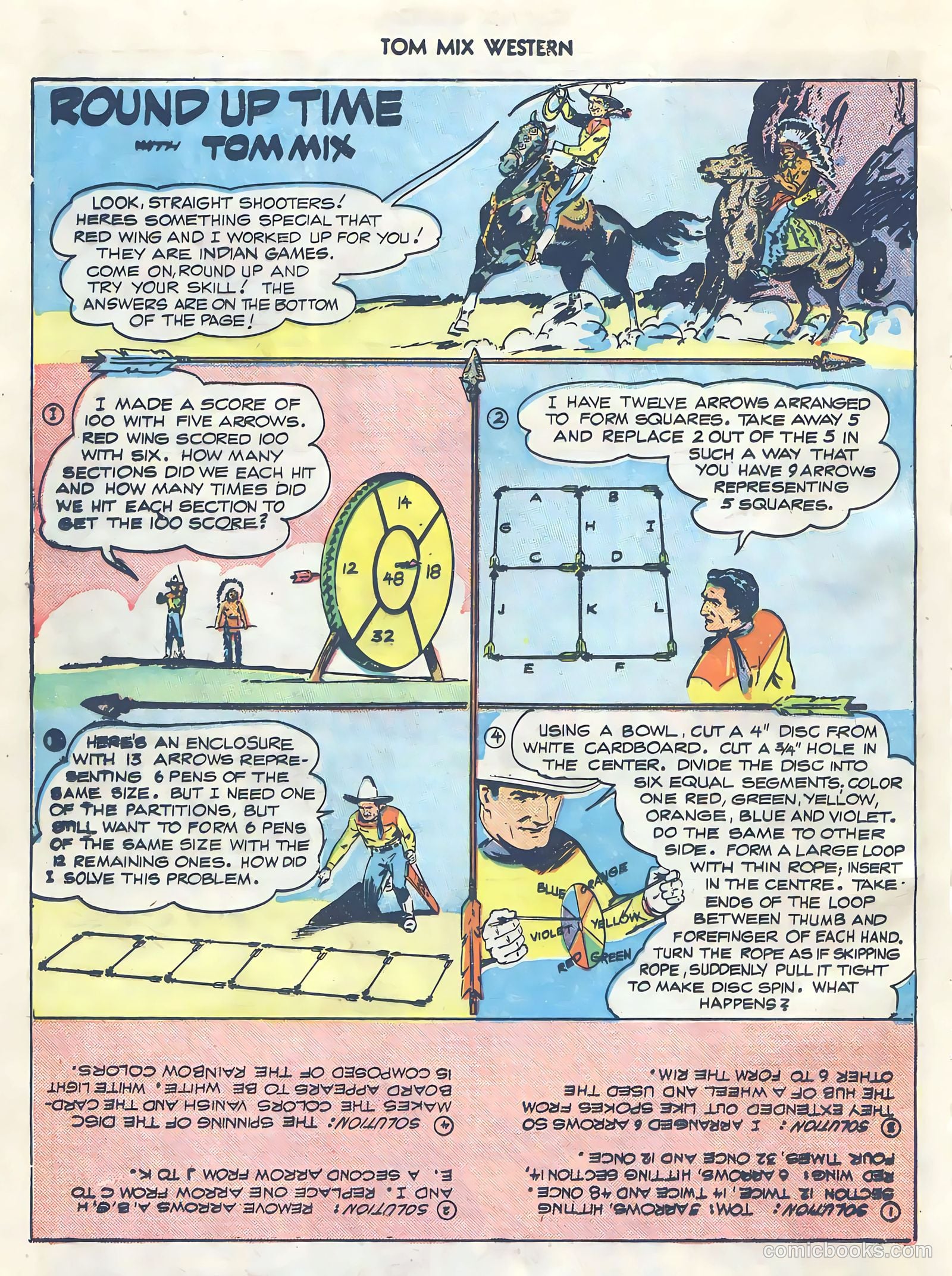 Tom Mix Western #4 — page 40 of 52