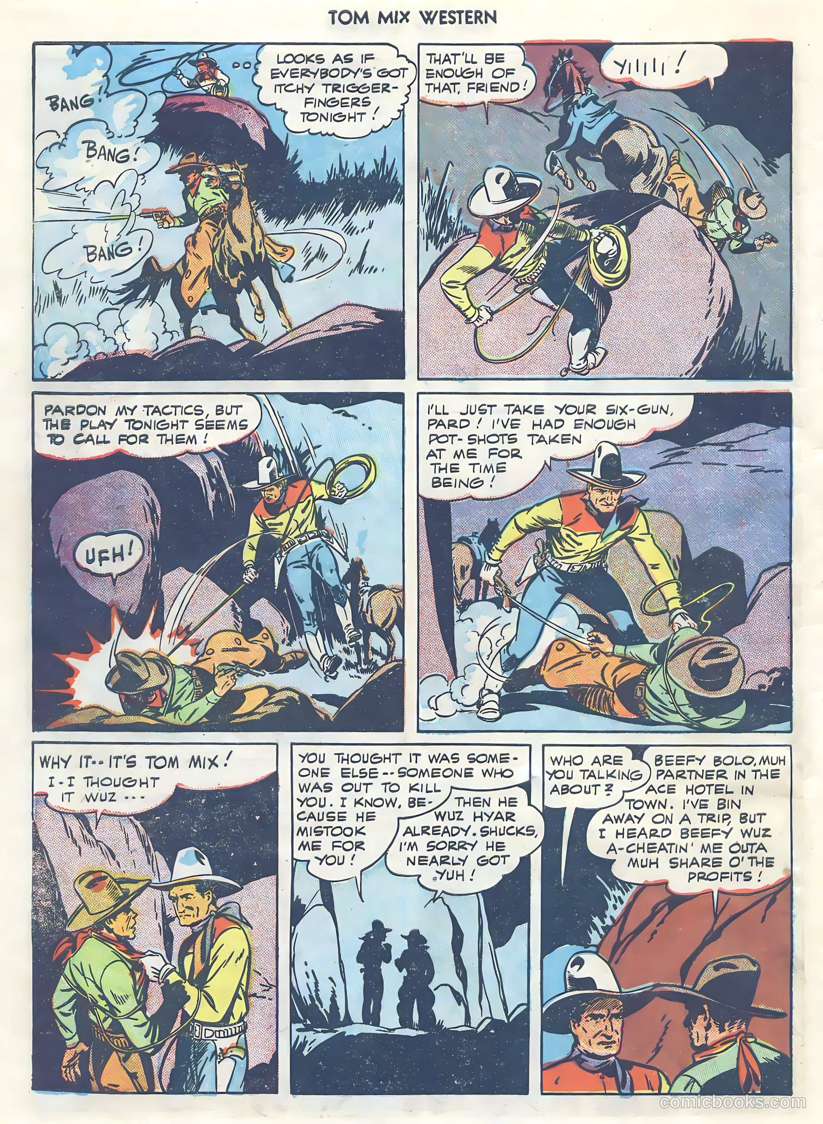Tom Mix Western #4 — page 46 of 52