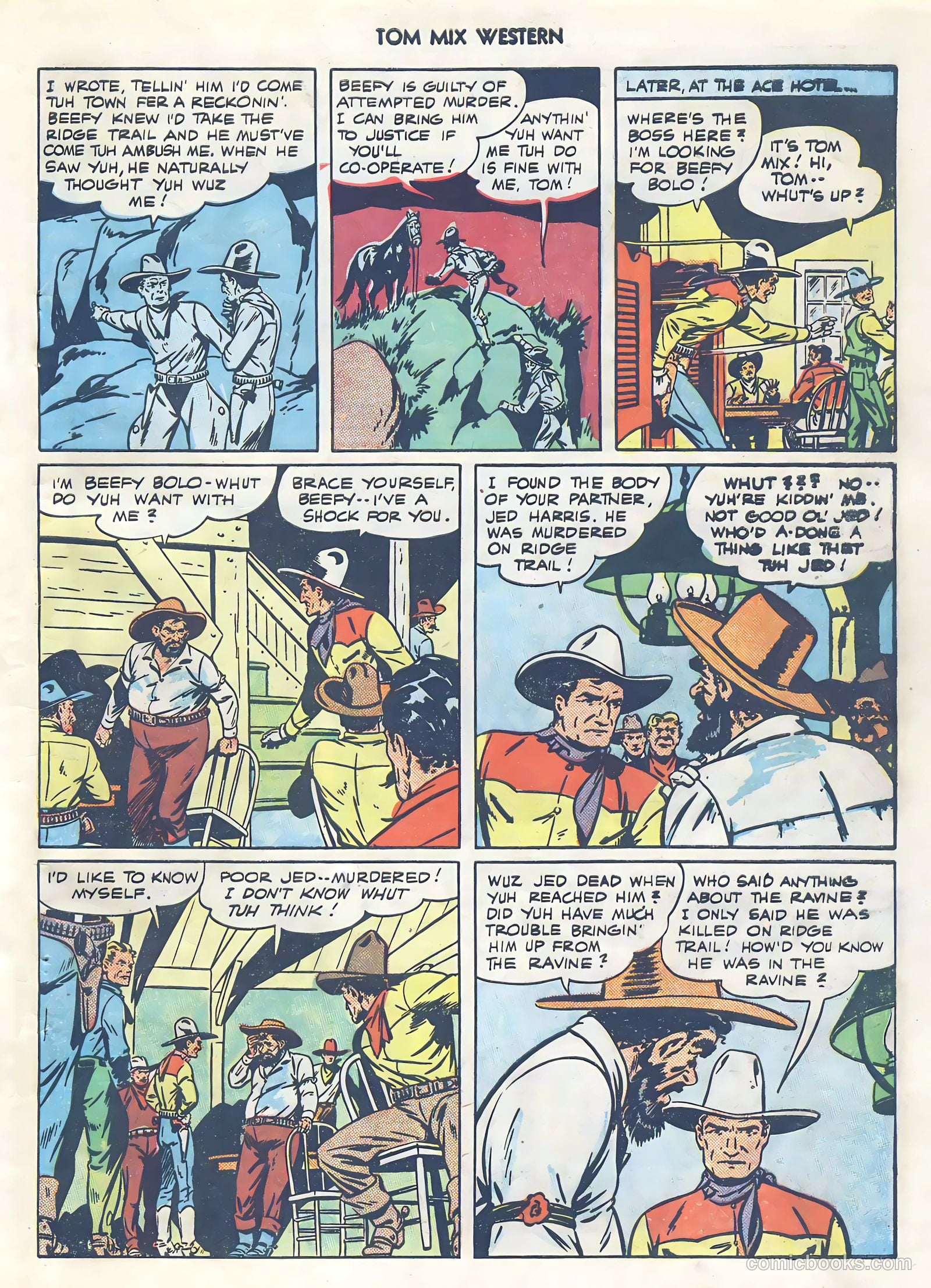 Tom Mix Western #4 — page 47 of 52