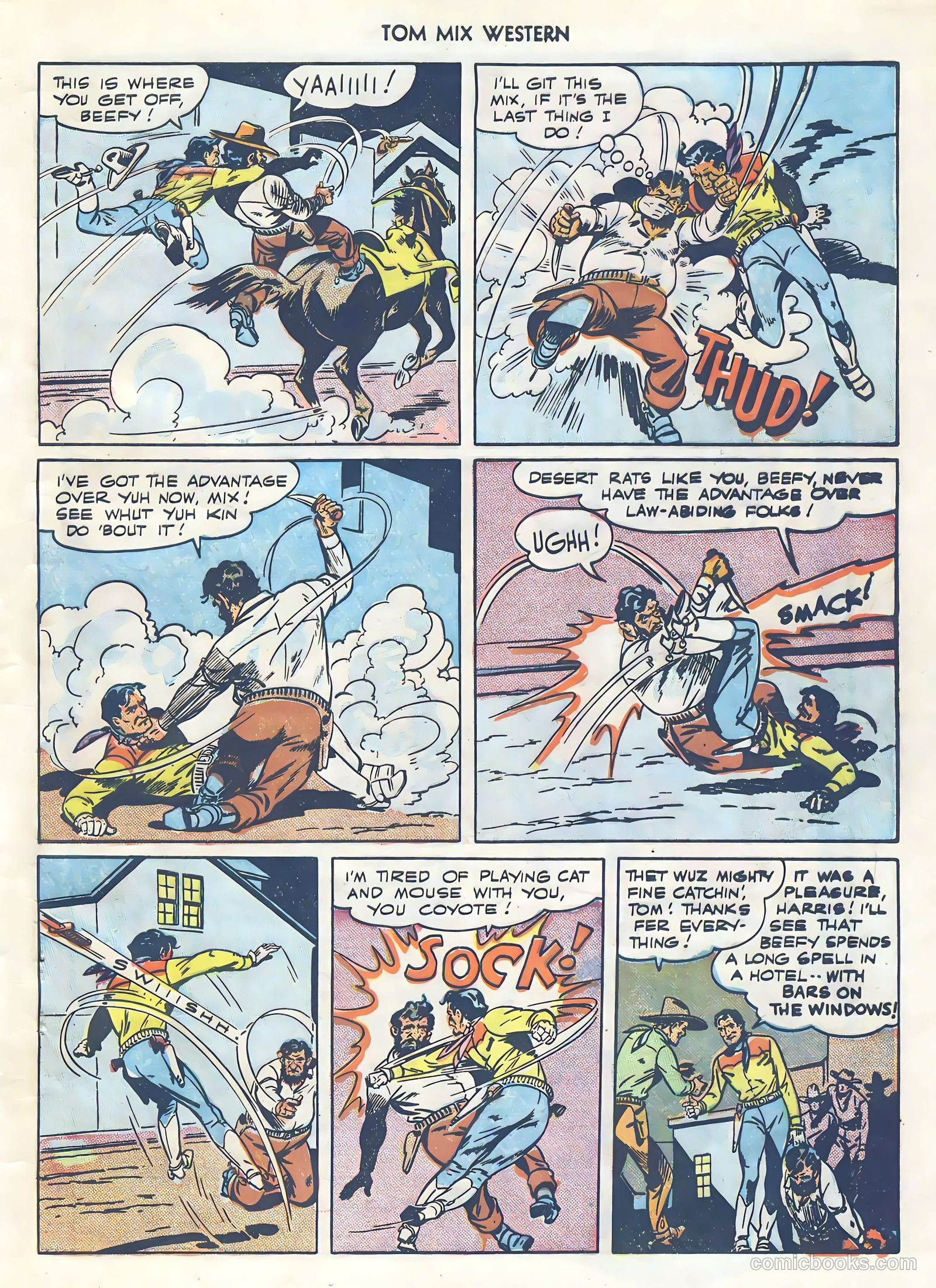 Tom Mix Western #4 — page 49 of 52