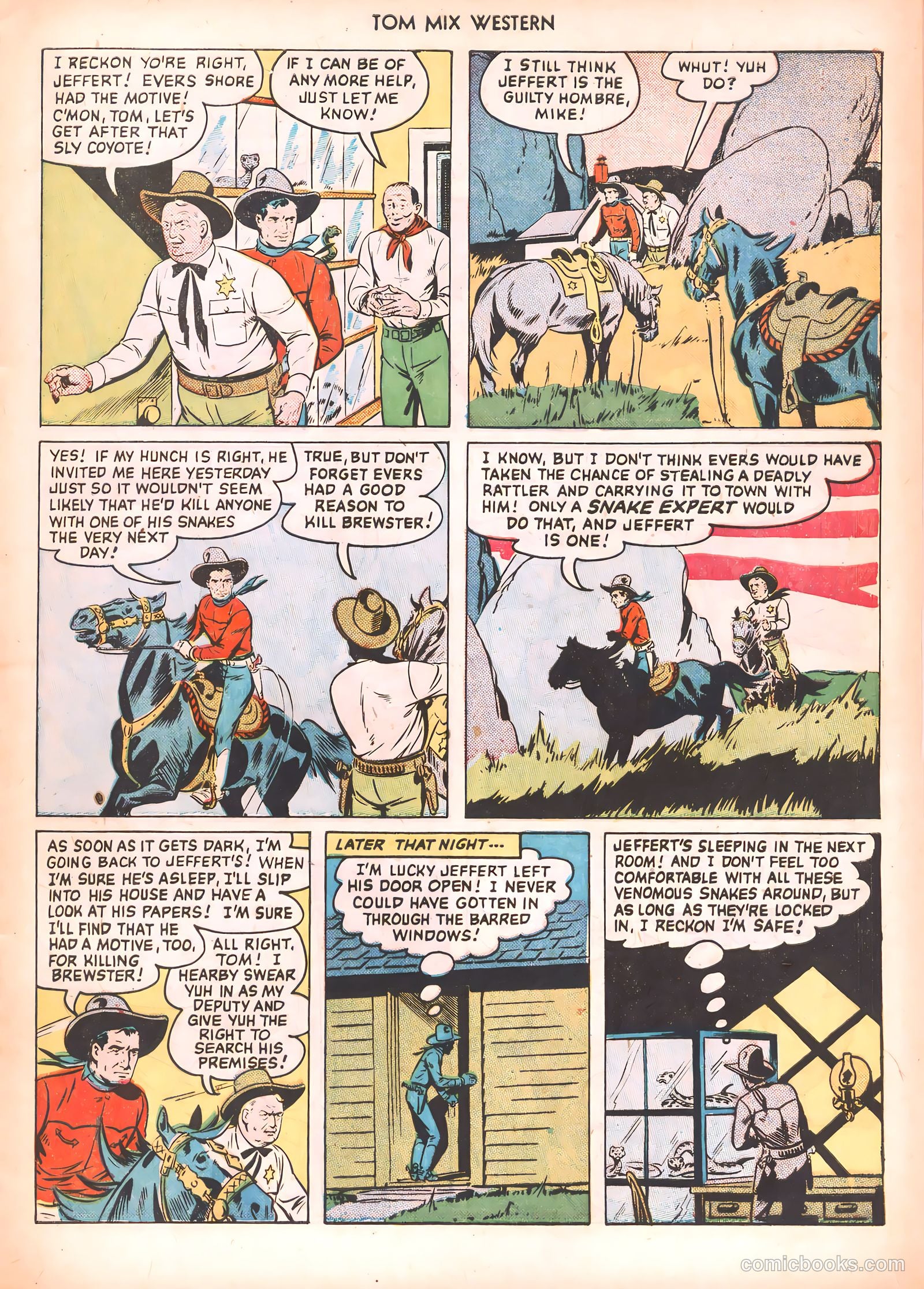 Tom Mix Western #40 — page 21 of 52