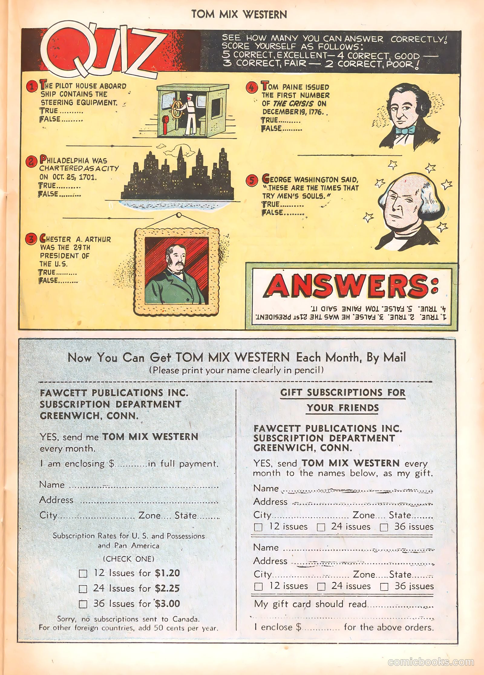 Tom Mix Western #40 — page 35 of 52