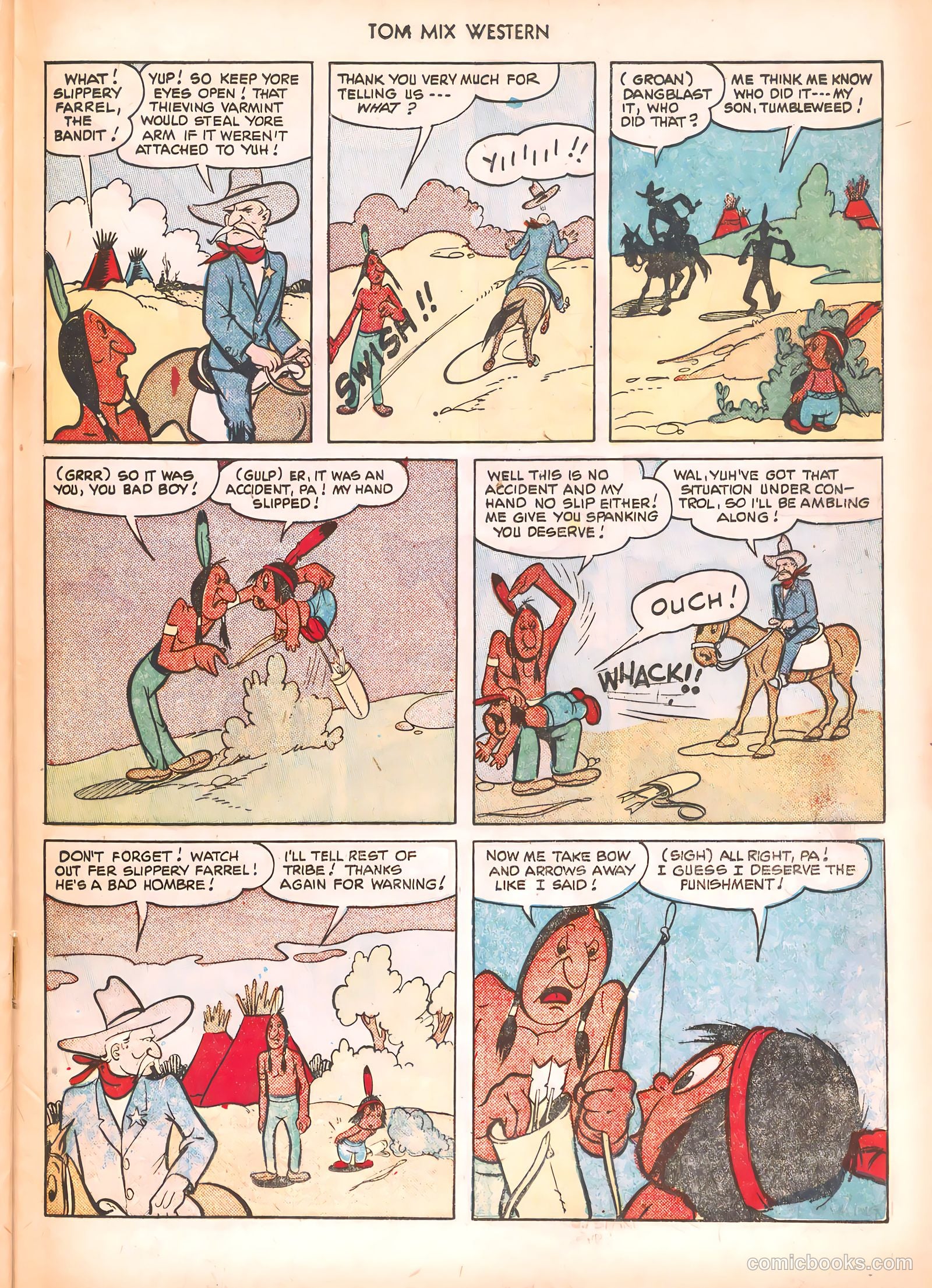 Tom Mix Western #40 — page 37 of 52