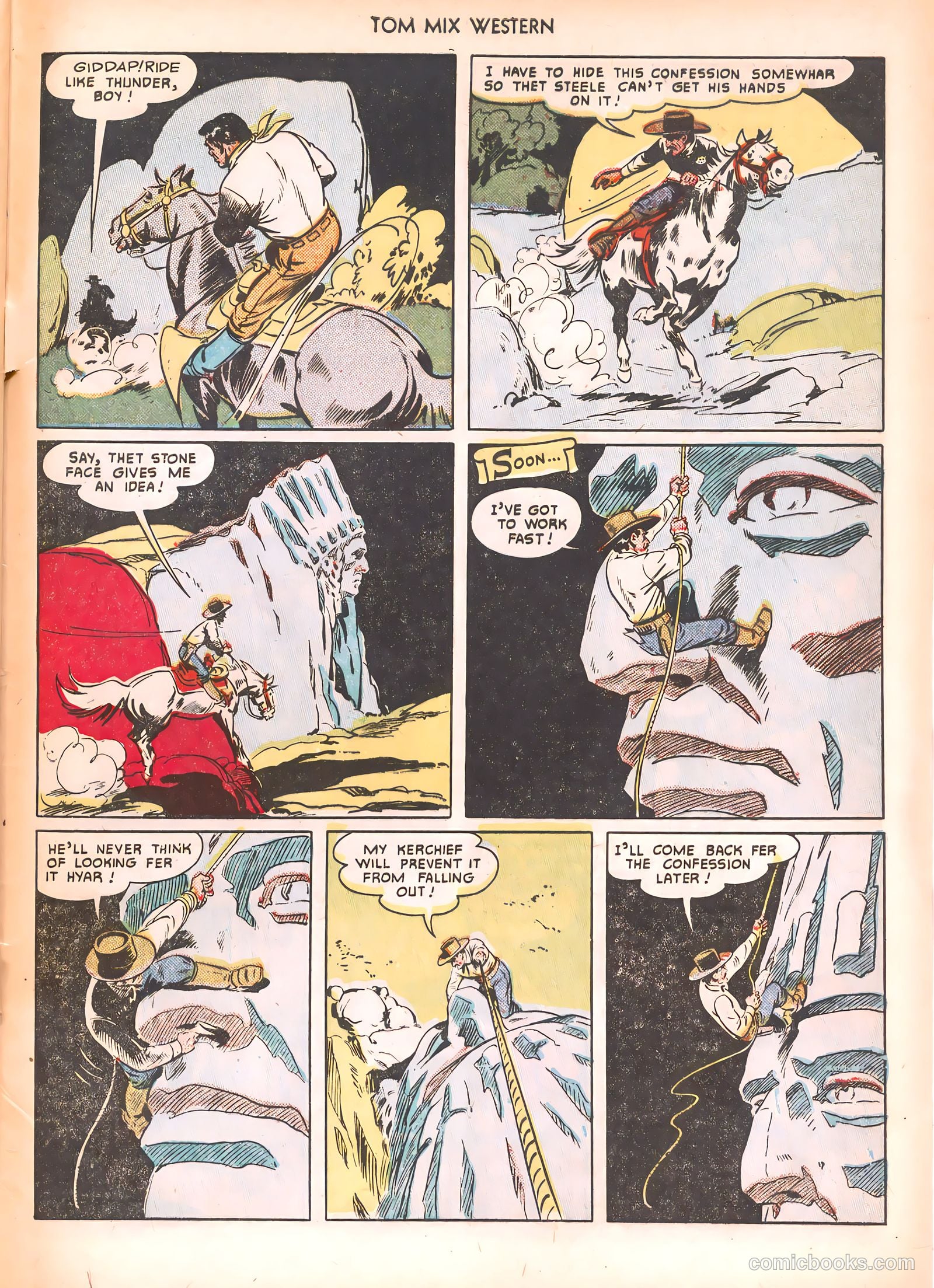 Tom Mix Western #40 — page 45 of 52