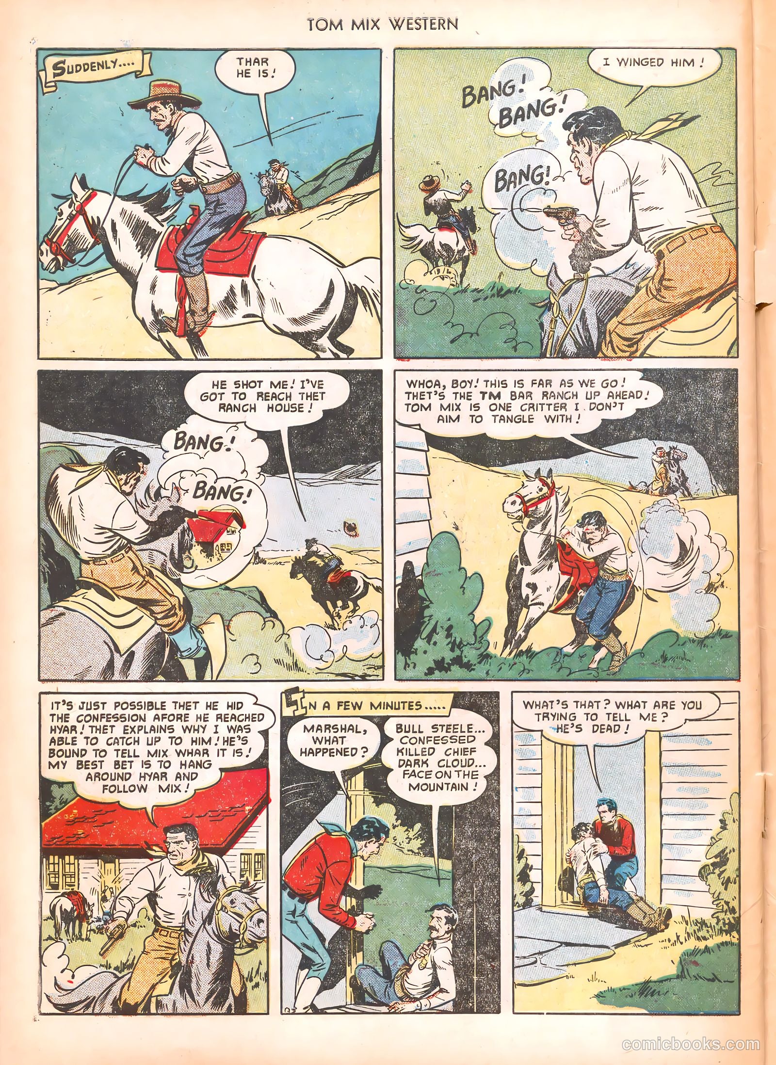Tom Mix Western #40 — page 46 of 52