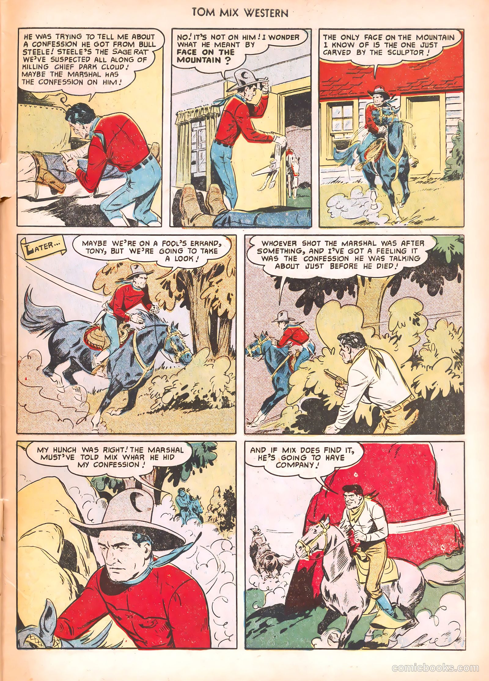 Tom Mix Western #40 — page 47 of 52