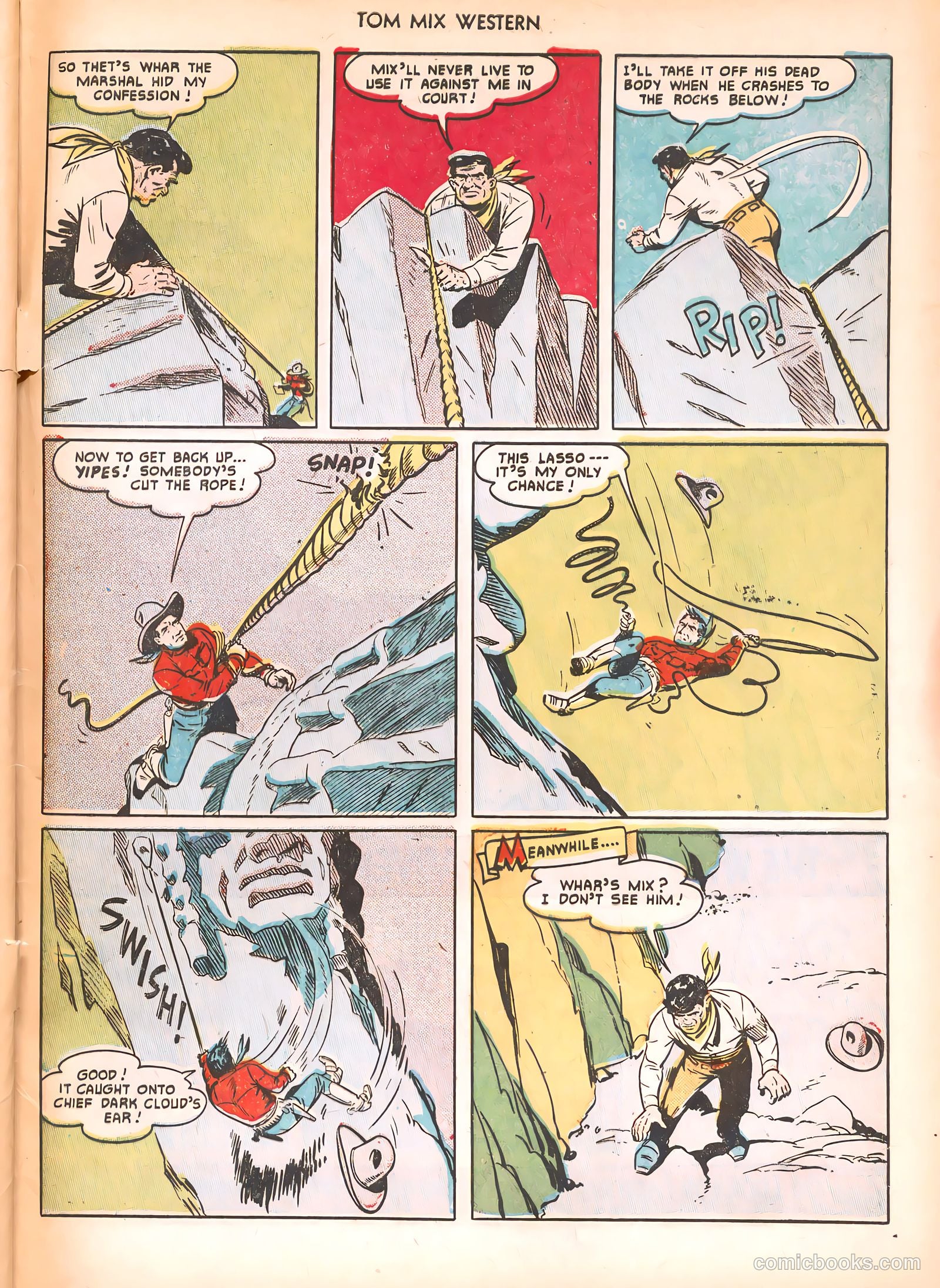 Tom Mix Western #40 — page 49 of 52