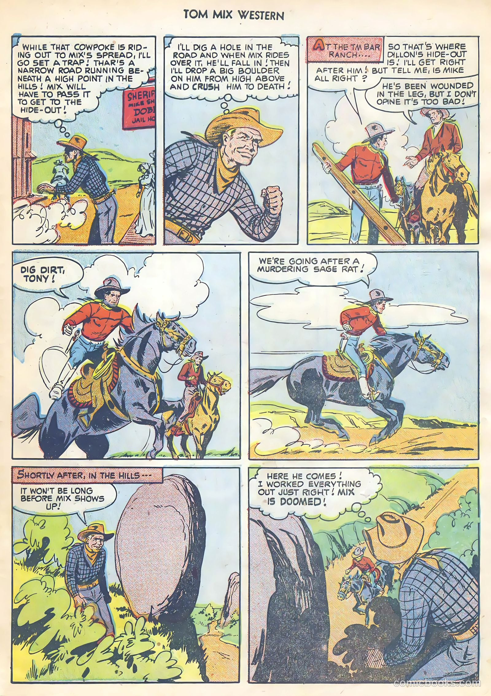 Tom Mix Western #41 — page 7 of 36