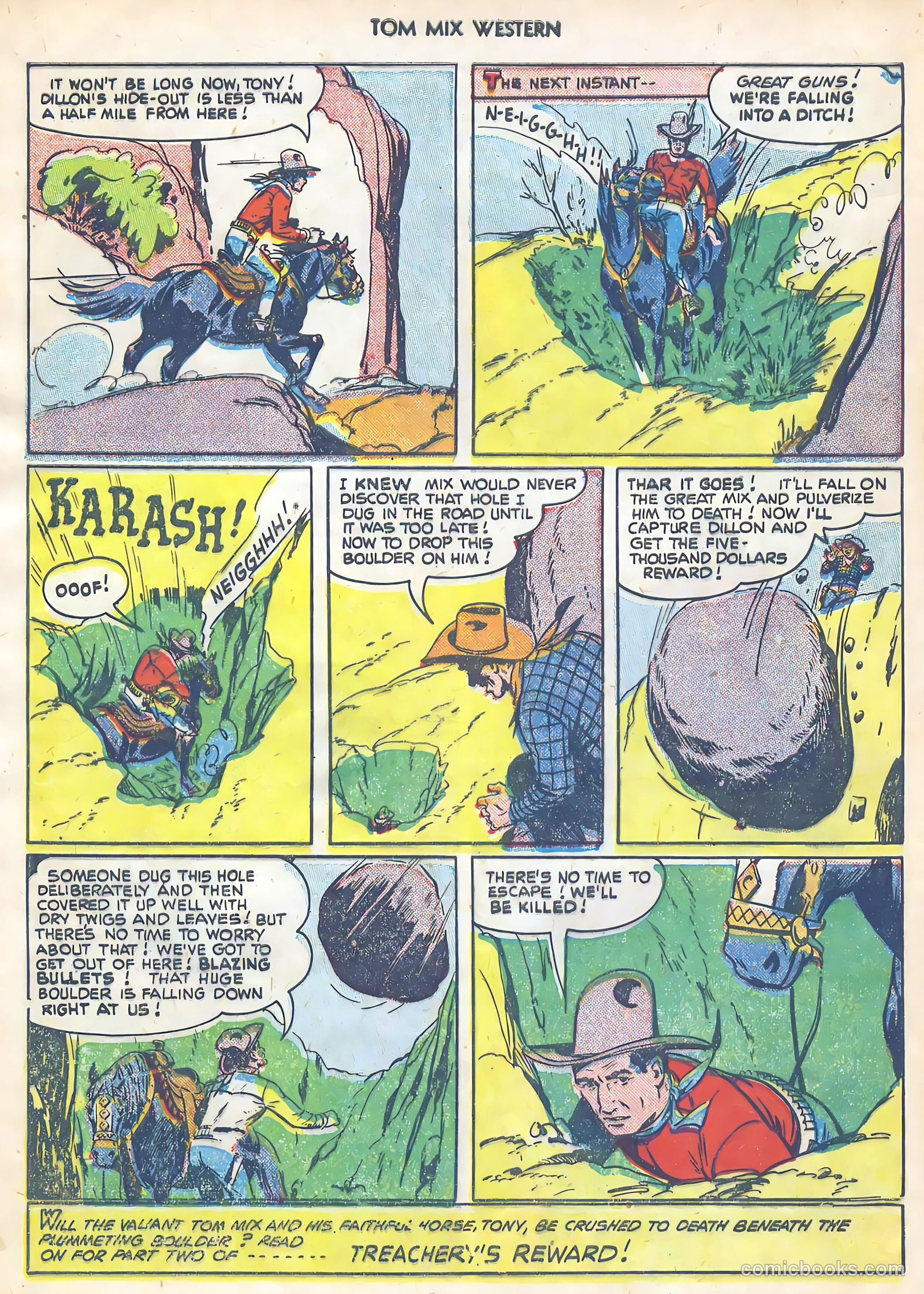 Tom Mix Western #41 — page 8 of 36