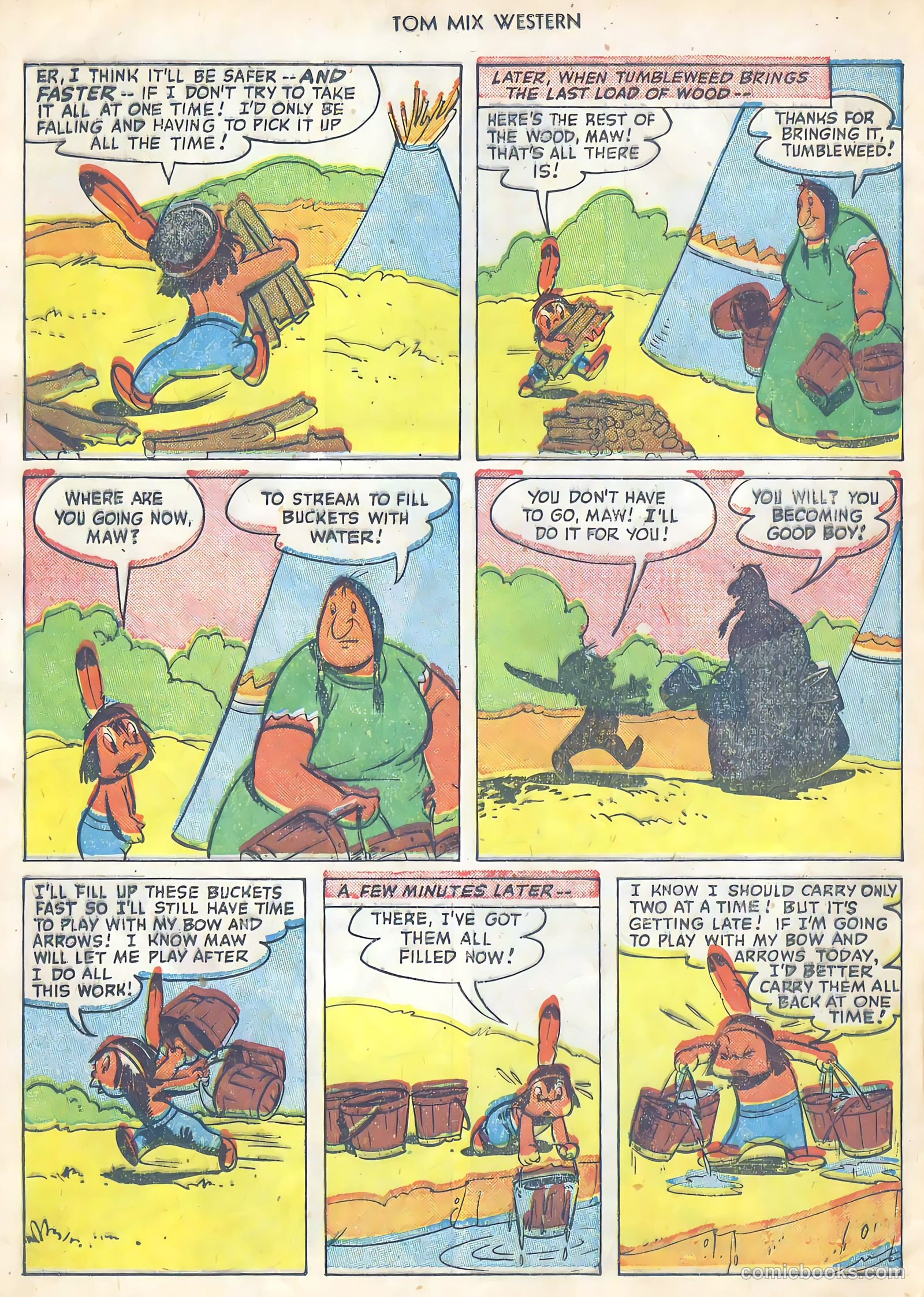 Tom Mix Western #41 — page 12 of 36