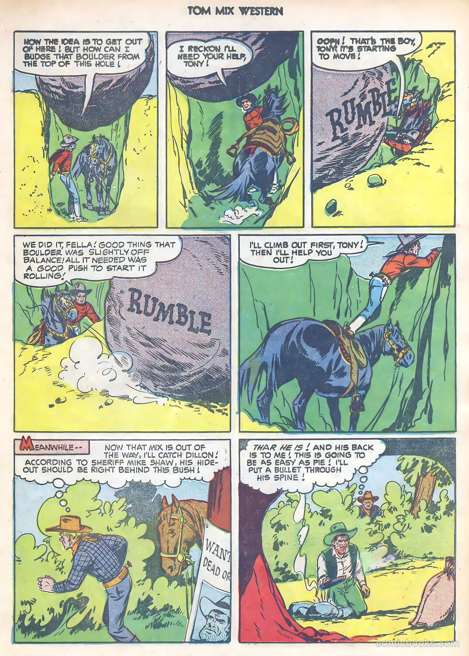 Tom Mix Western #41 — page 19 of 36