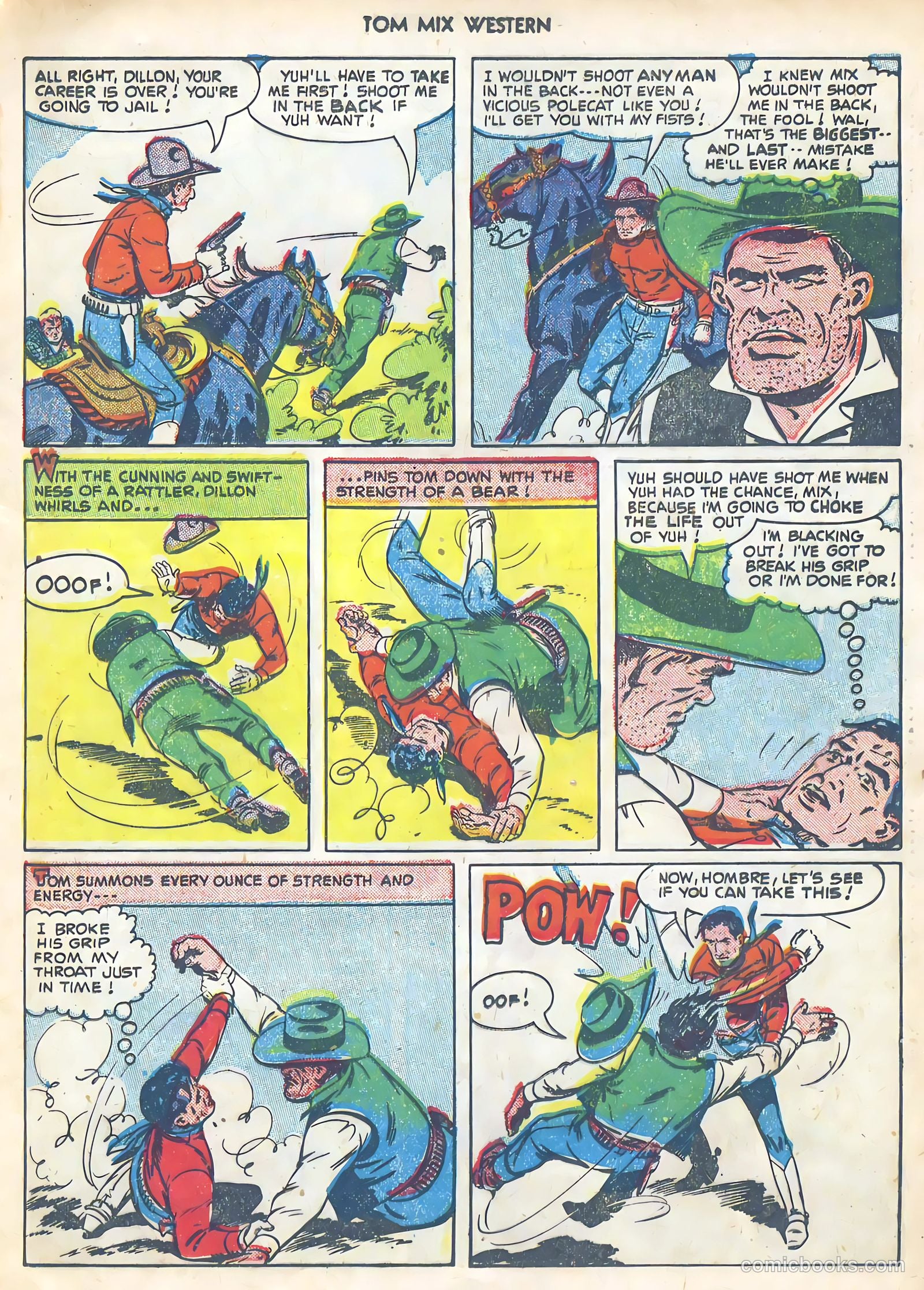 Tom Mix Western #41 — page 21 of 36
