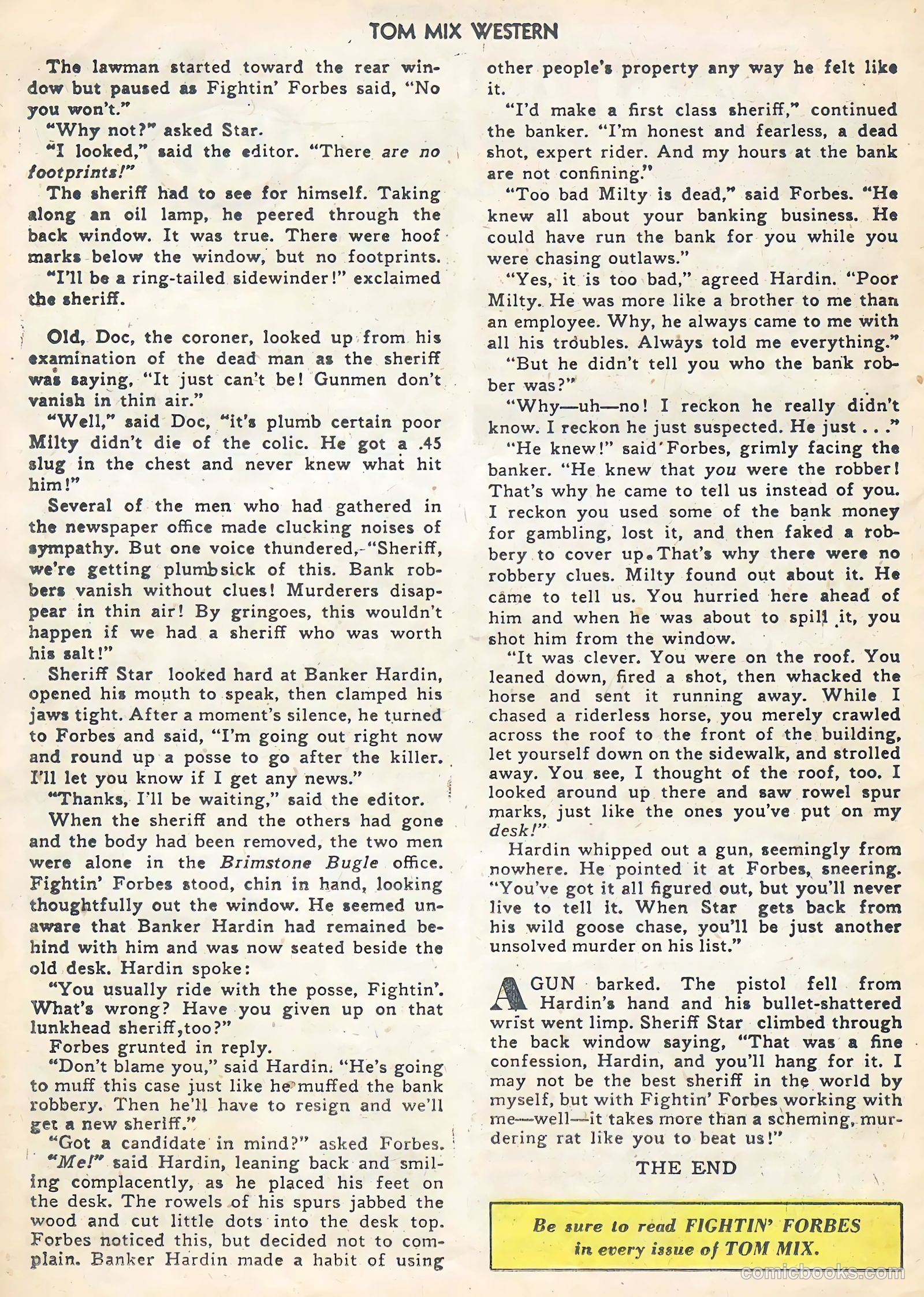 Tom Mix Western #41 — page 26 of 36