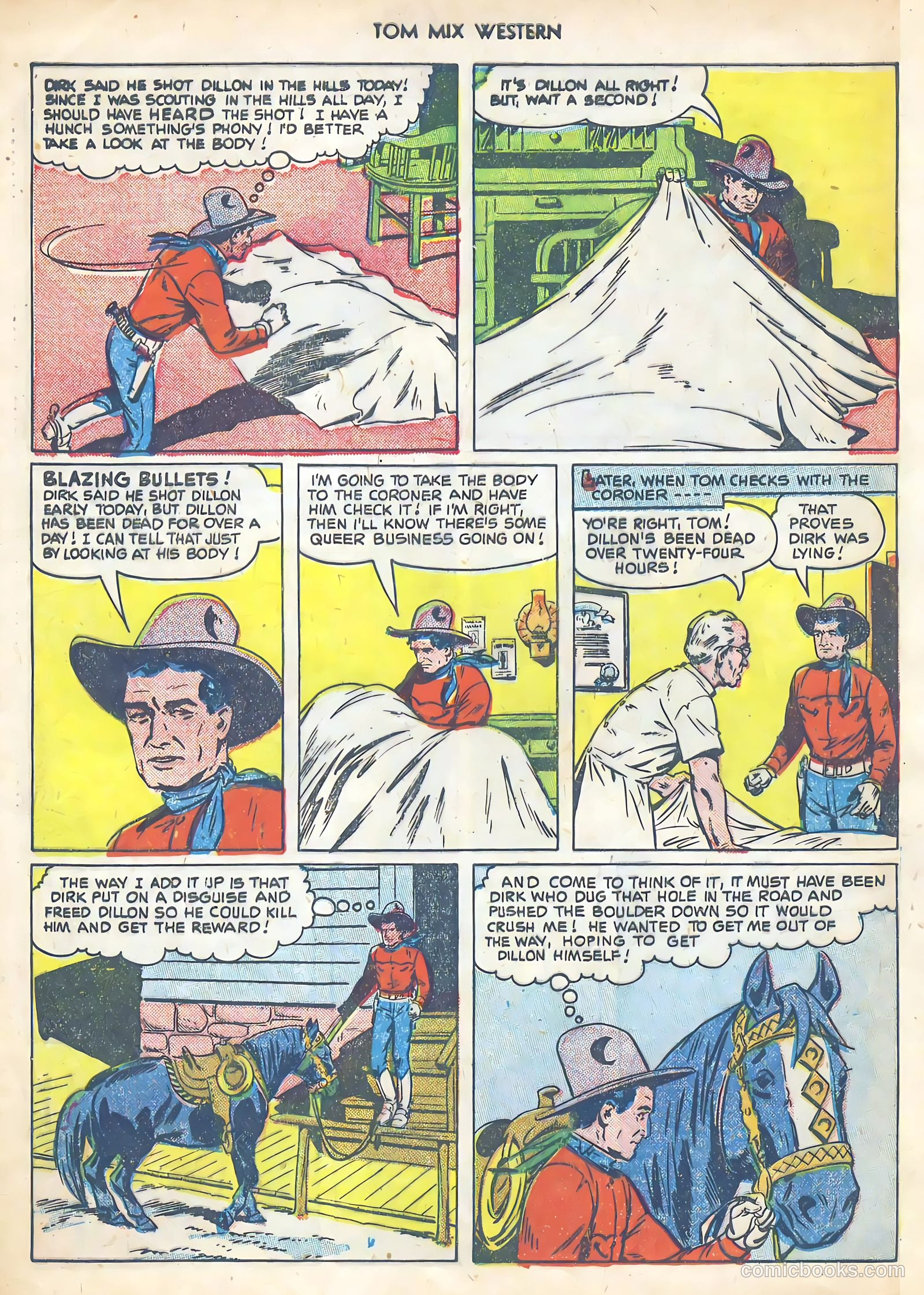 Tom Mix Western #41 — page 32 of 36