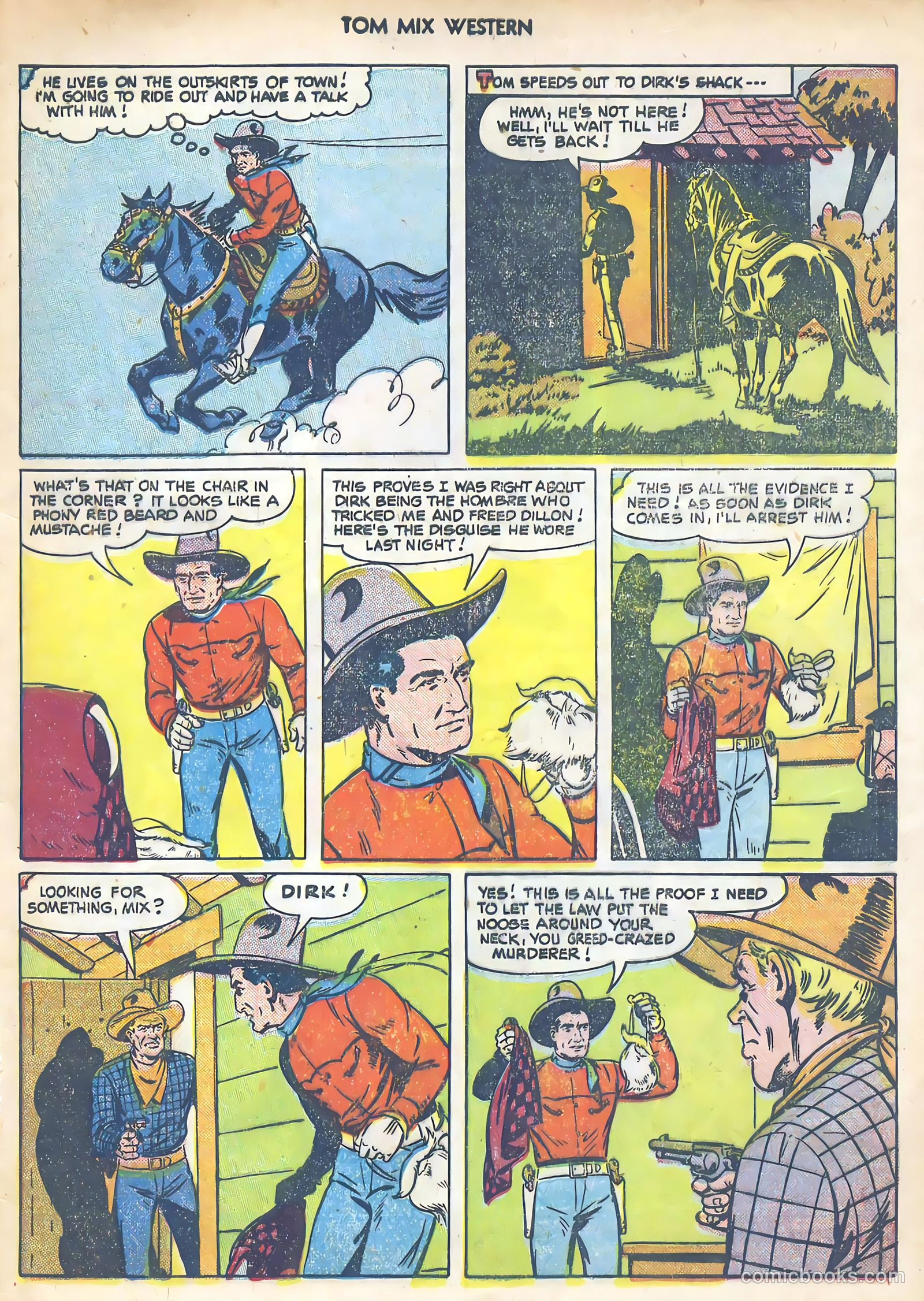 Tom Mix Western #41 — page 33 of 36
