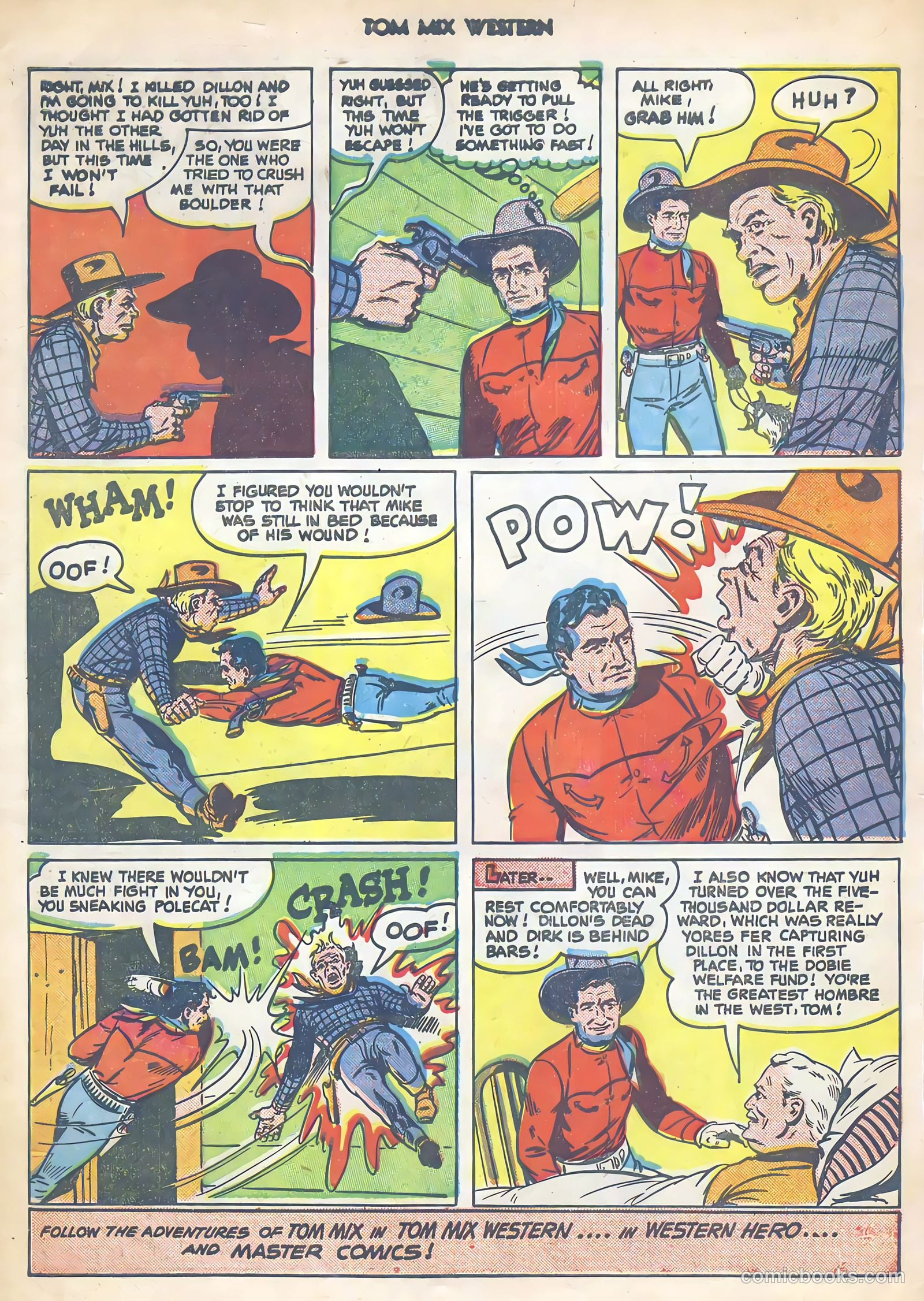 Tom Mix Western #41 — page 34 of 36