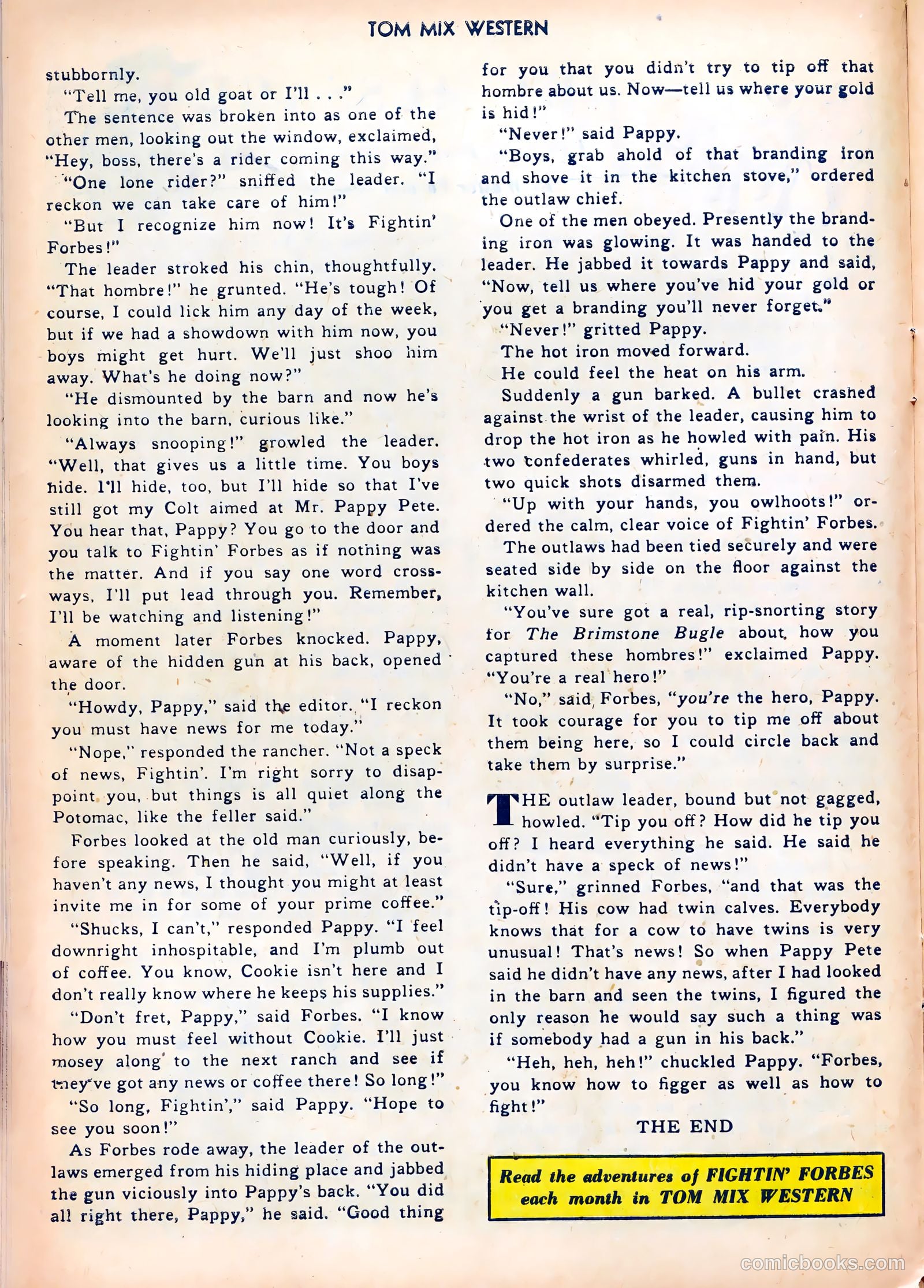 Tom Mix Western #42 — page 20 of 52