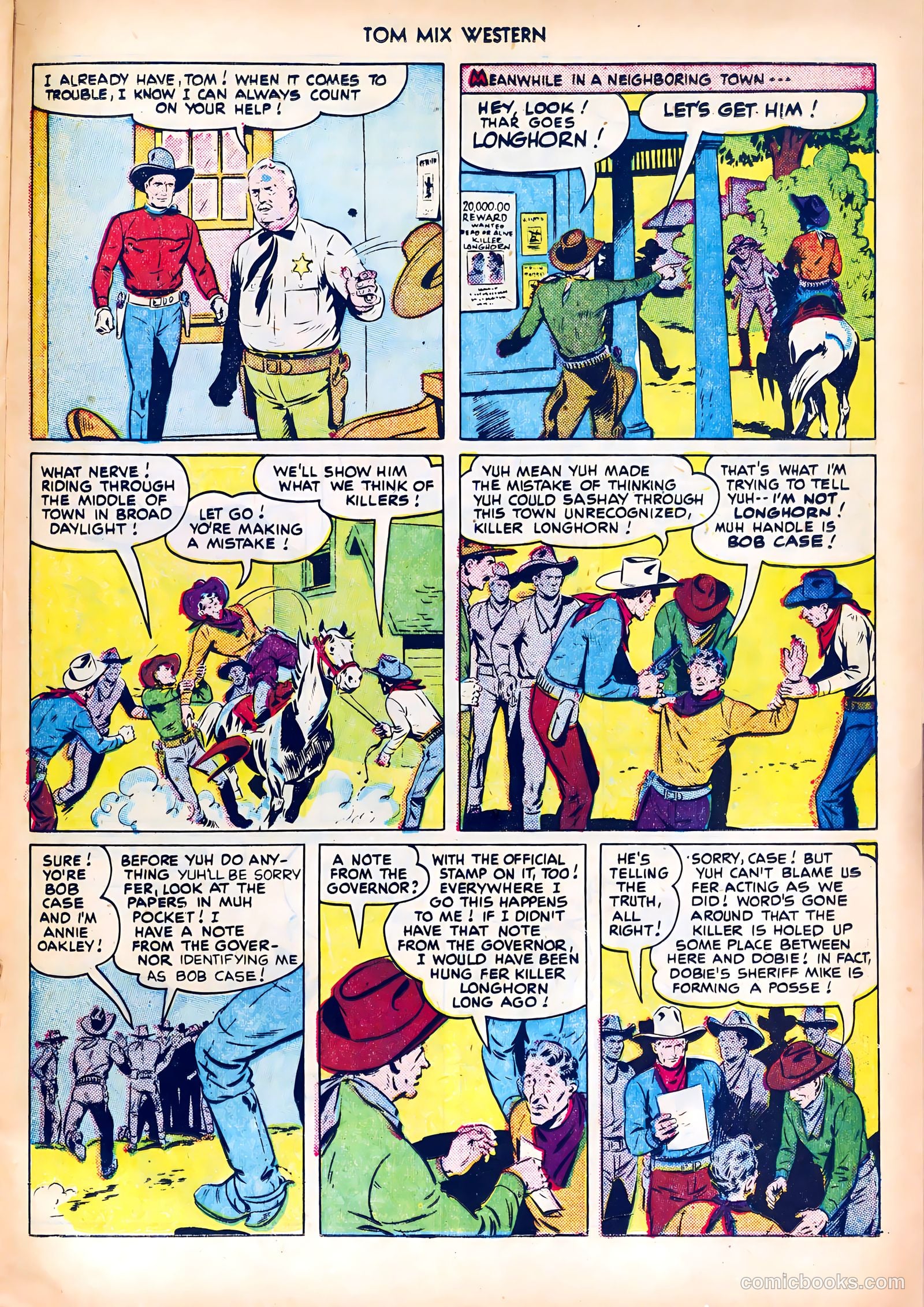 Tom Mix Western #42 — page 29 of 52