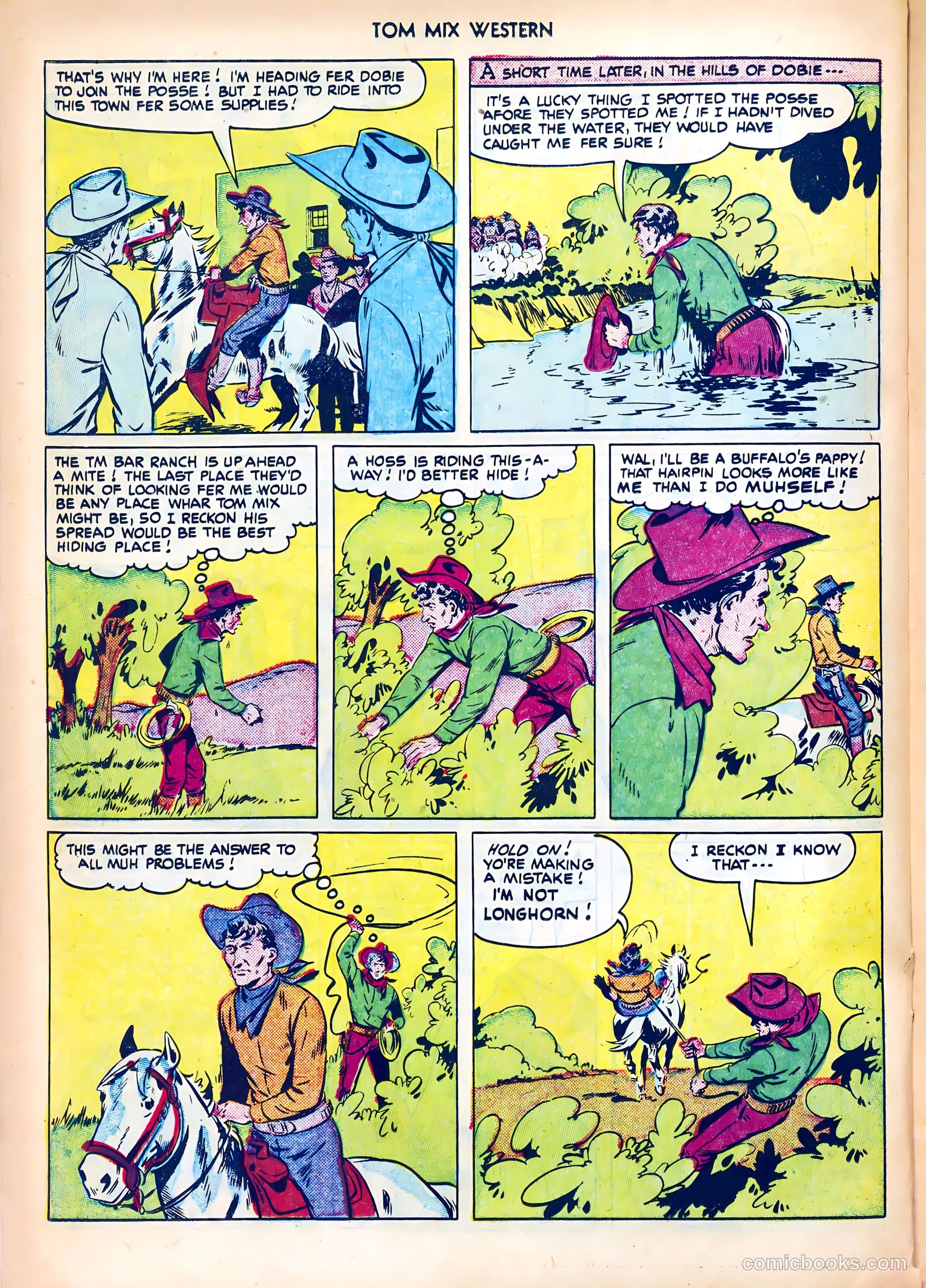 Tom Mix Western #42 — page 30 of 52