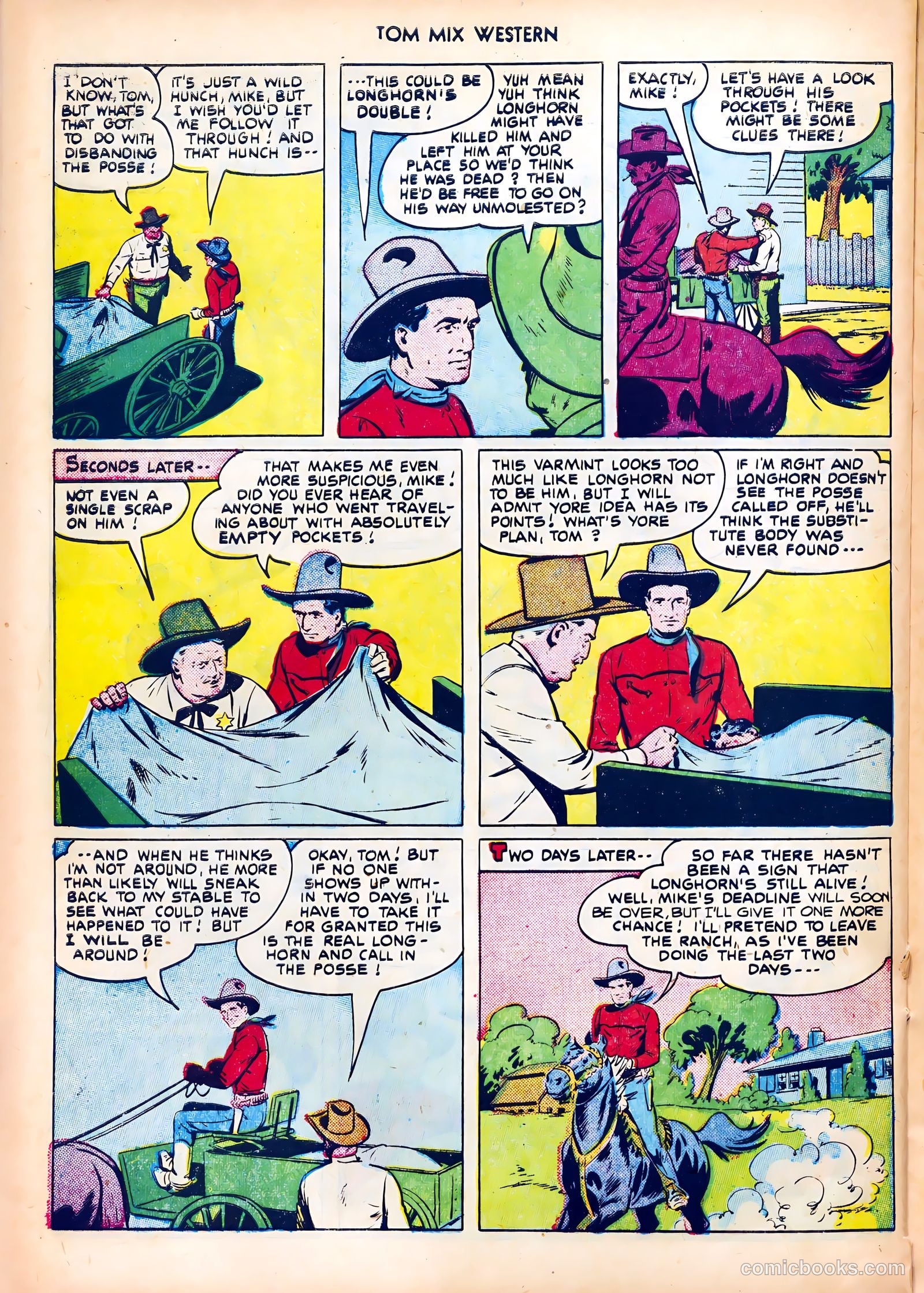 Tom Mix Western #42 — page 32 of 52