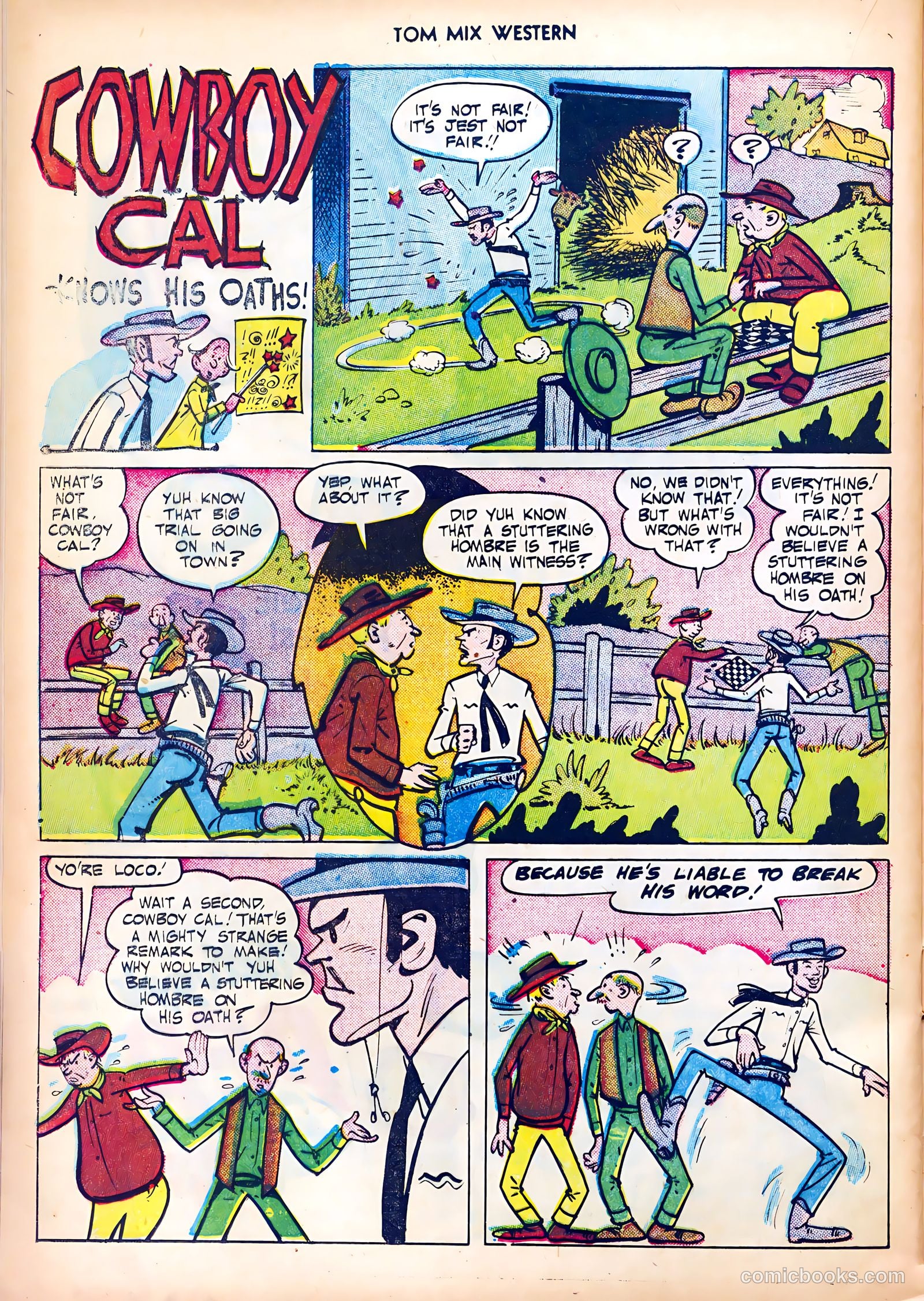 Tom Mix Western #42 — page 36 of 52