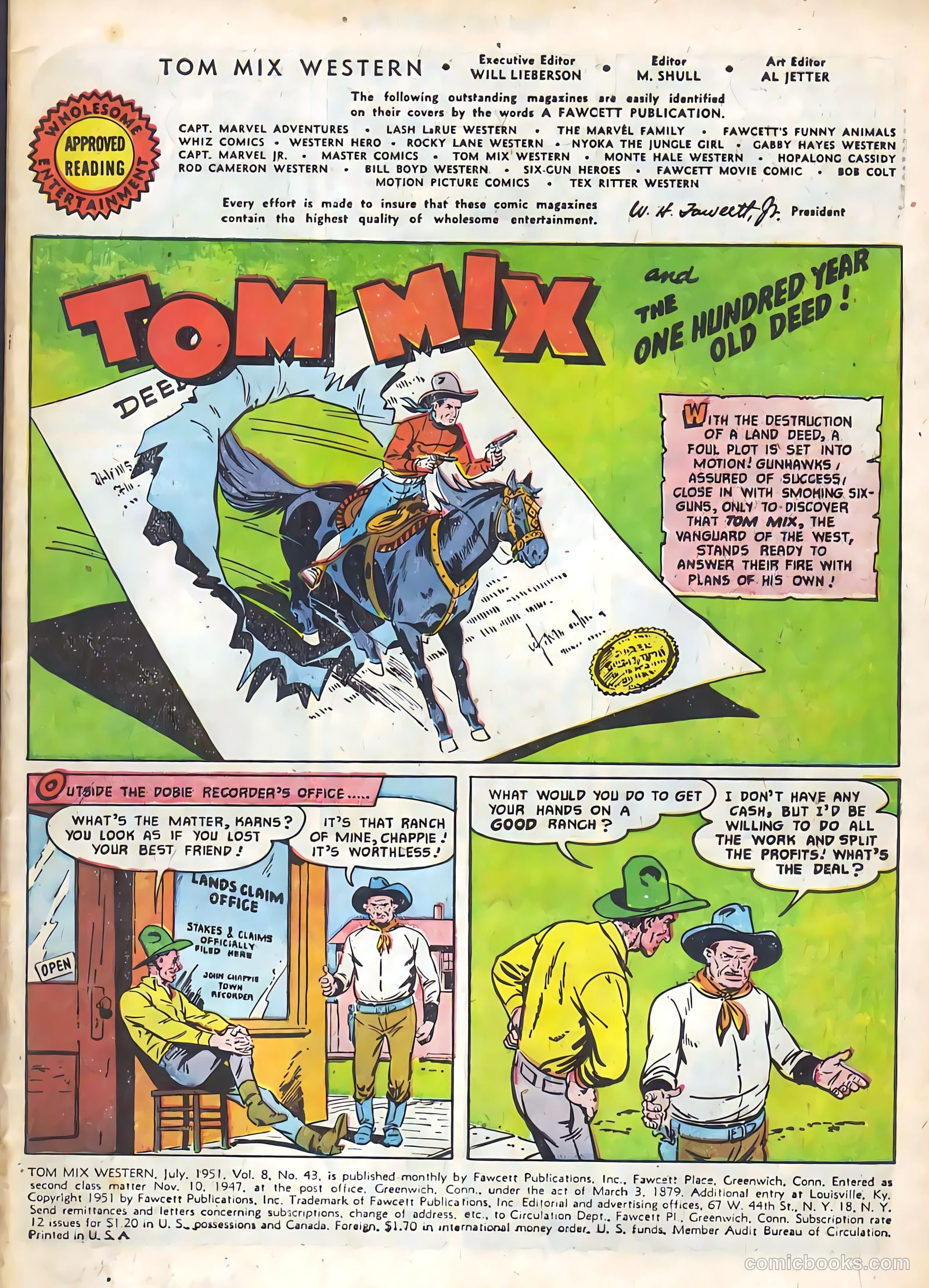 Tom Mix Western #43 — page 2 of 34