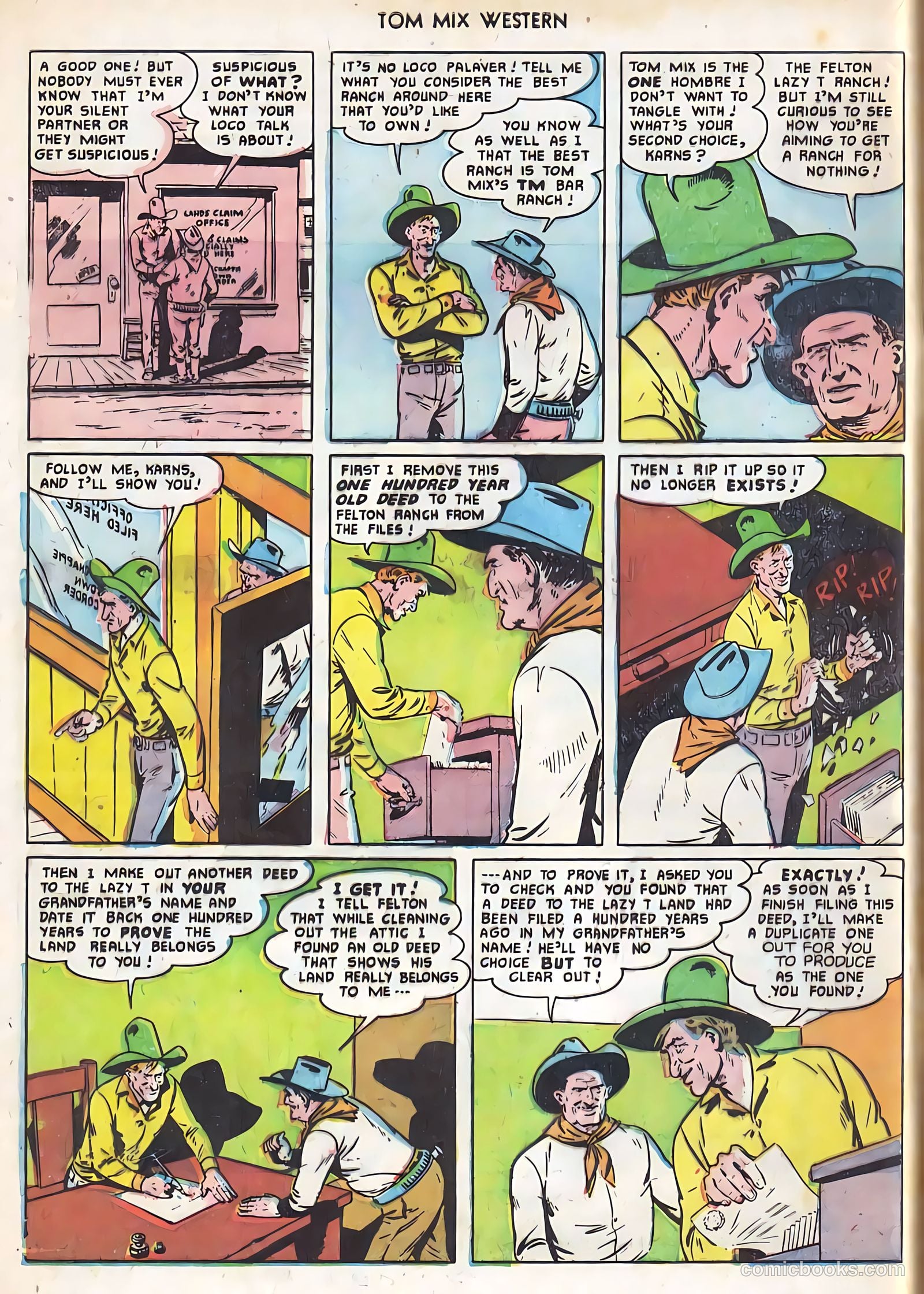 Tom Mix Western #43 — page 3 of 34