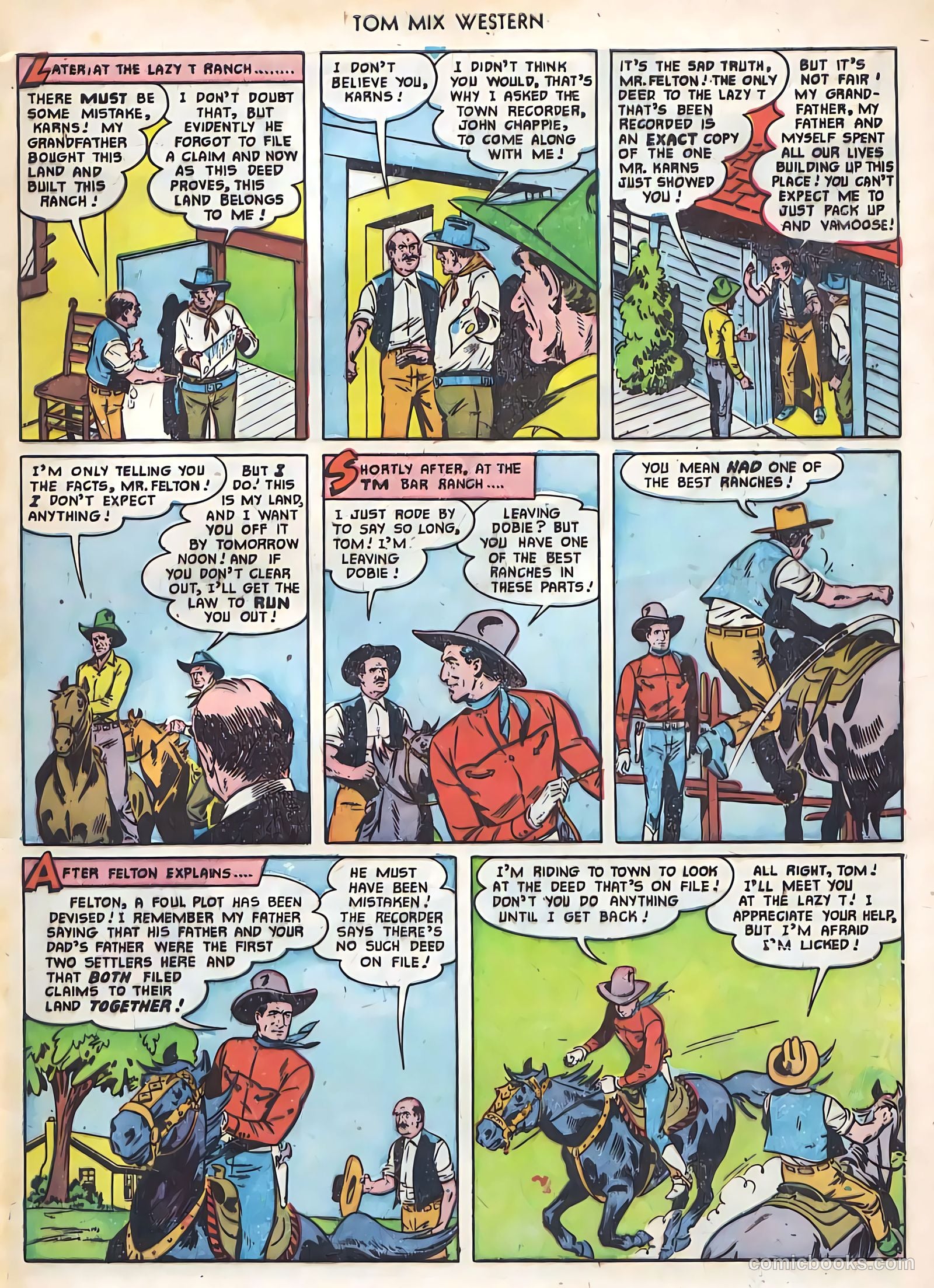Tom Mix Western #43 — page 4 of 34