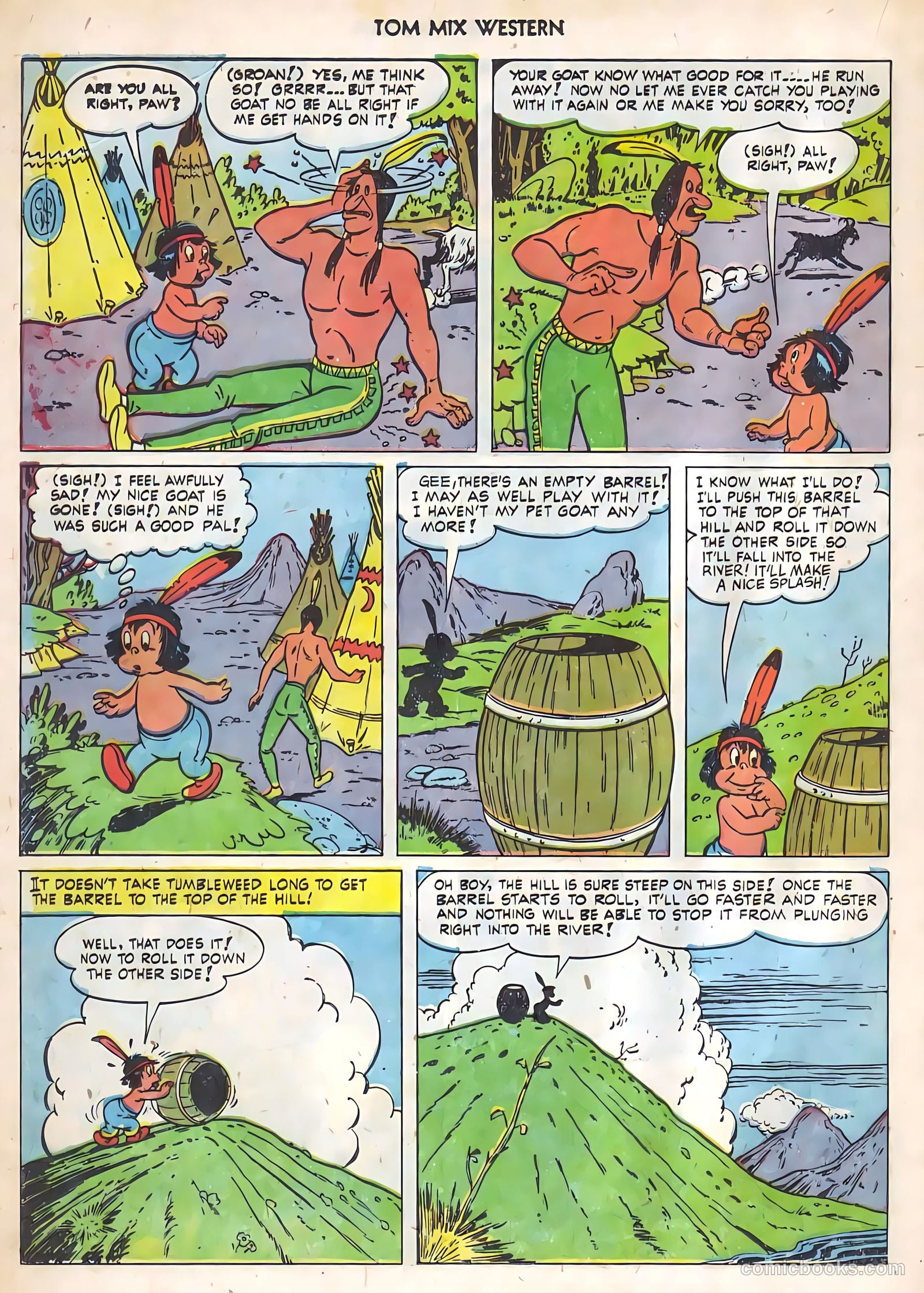 Tom Mix Western #43 — page 21 of 34