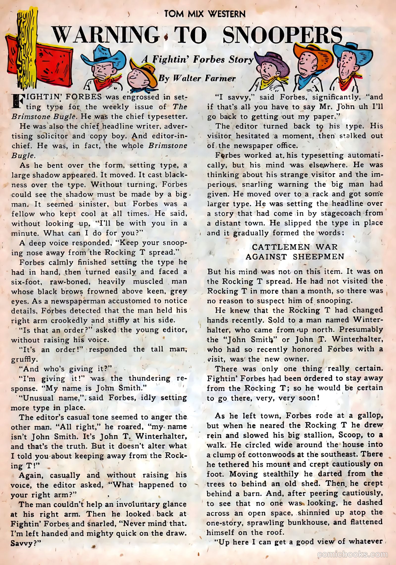 Tom Mix Western #43 — page 25 of 34