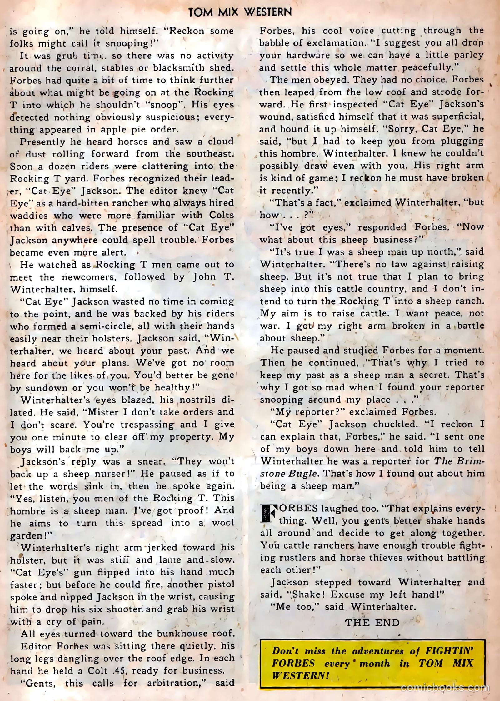 Tom Mix Western #43 — page 26 of 34