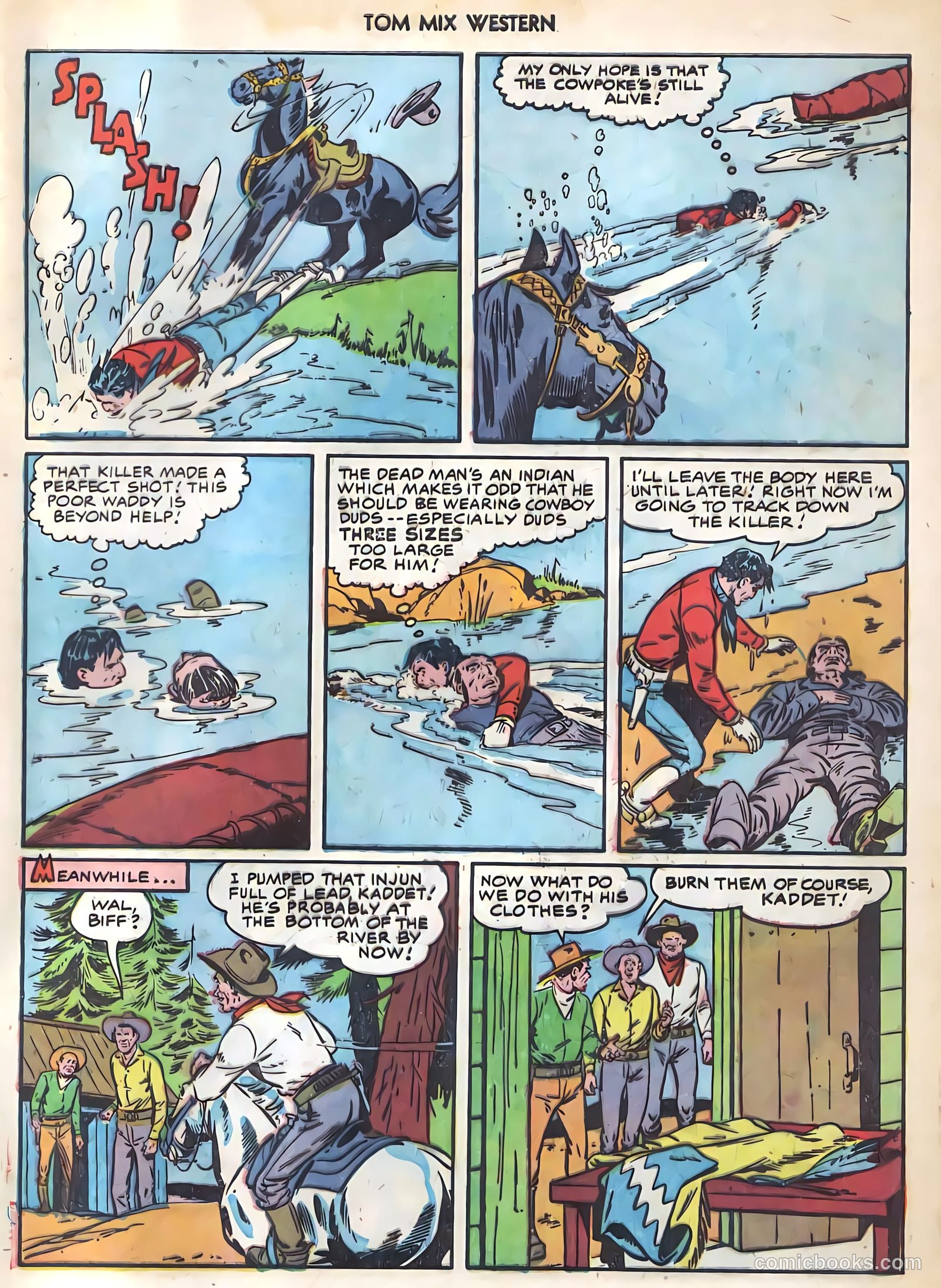 Tom Mix Western #43 — page 28 of 34