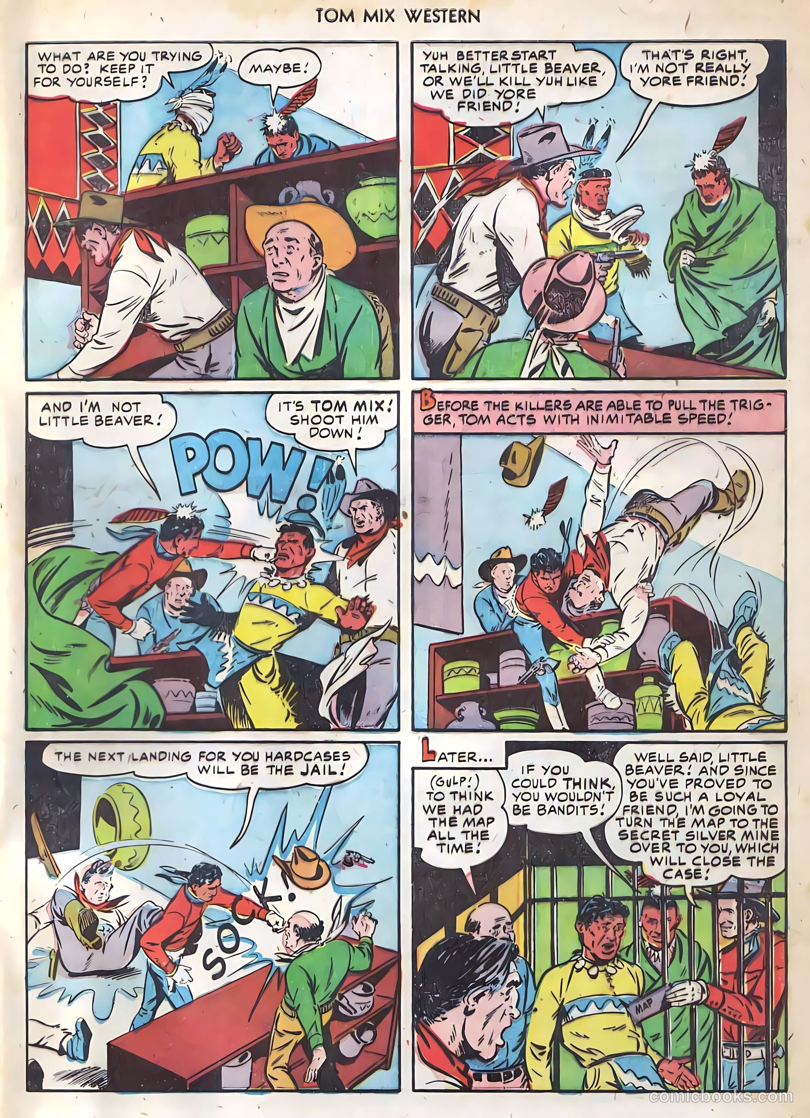 Tom Mix Western #43 — page 32 of 34