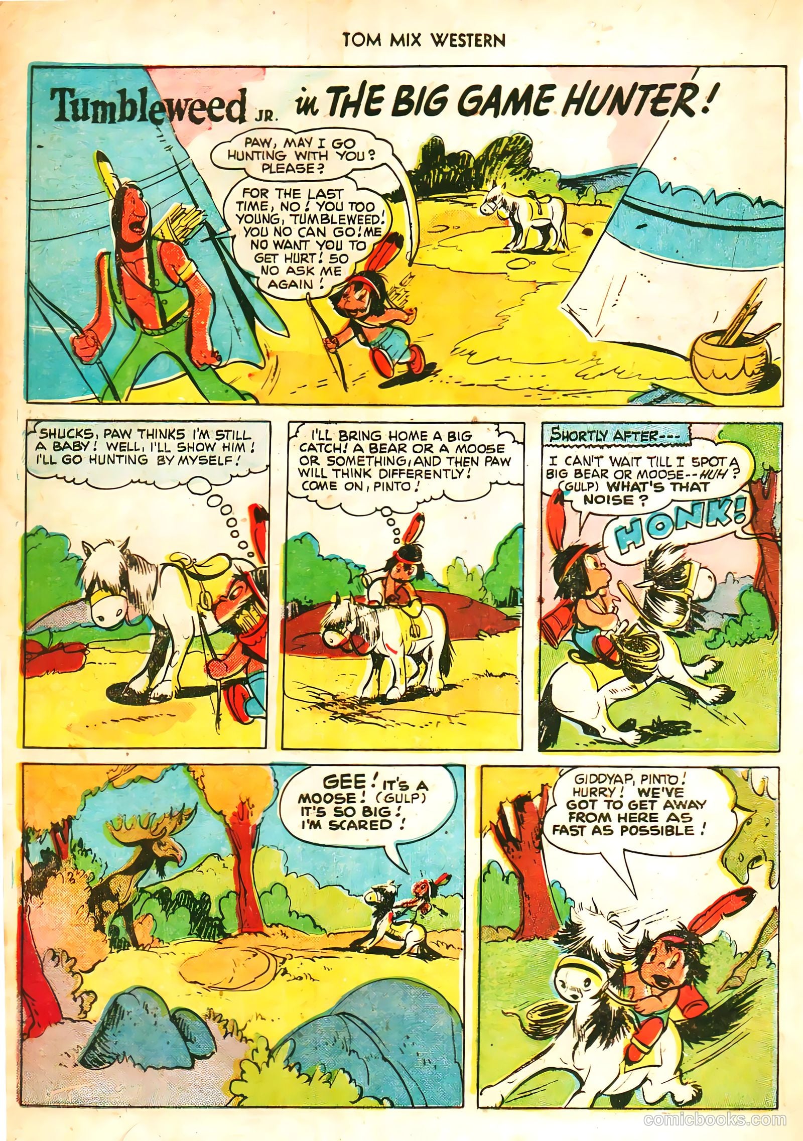Tom Mix Western #44 — page 17 of 33