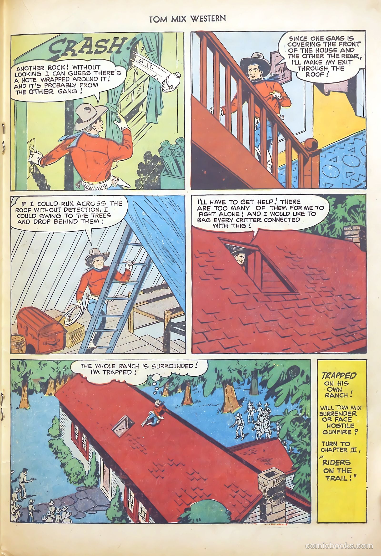 Tom Mix Western #45 — page 19 of 36