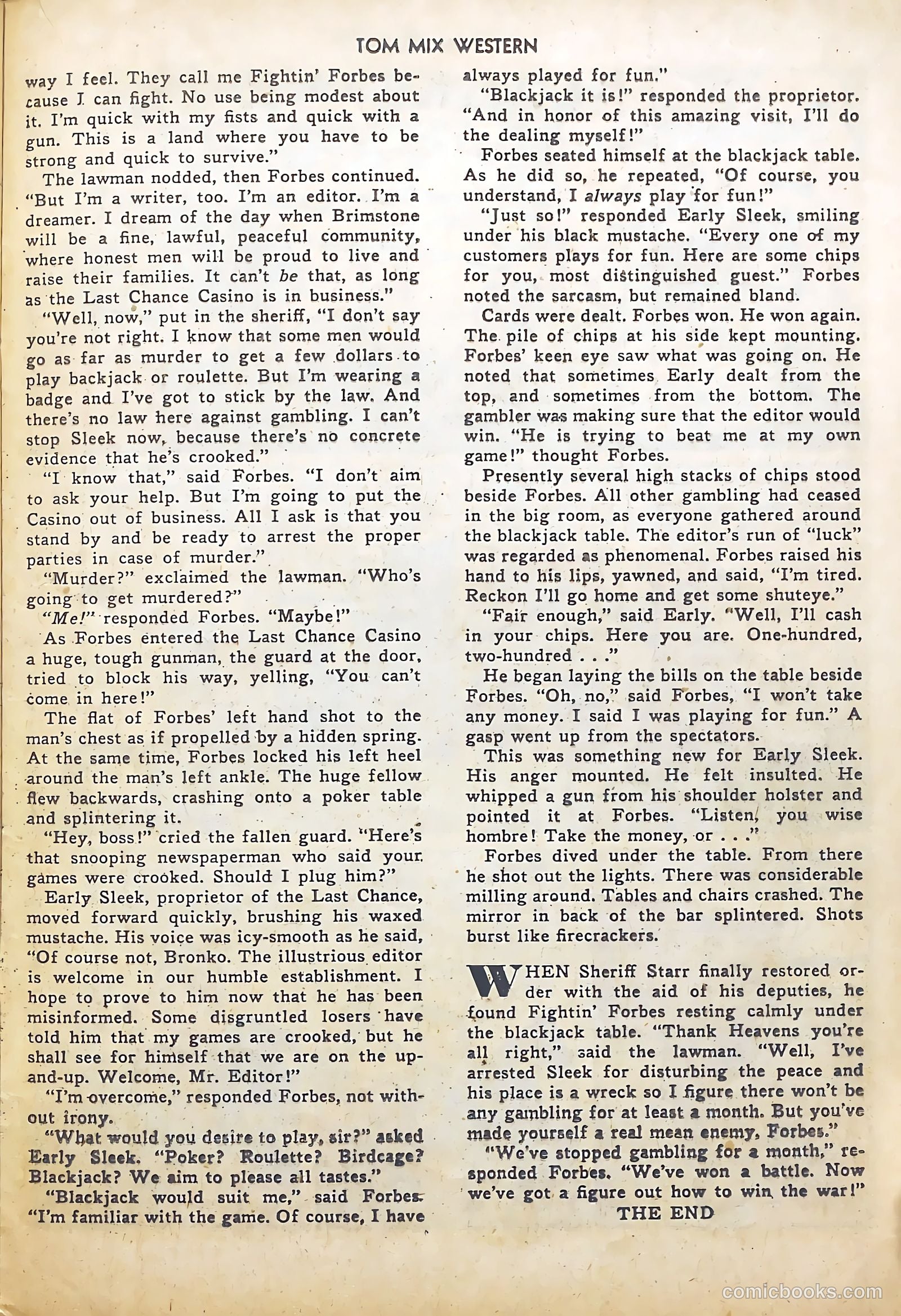 Tom Mix Western #45 — page 21 of 36