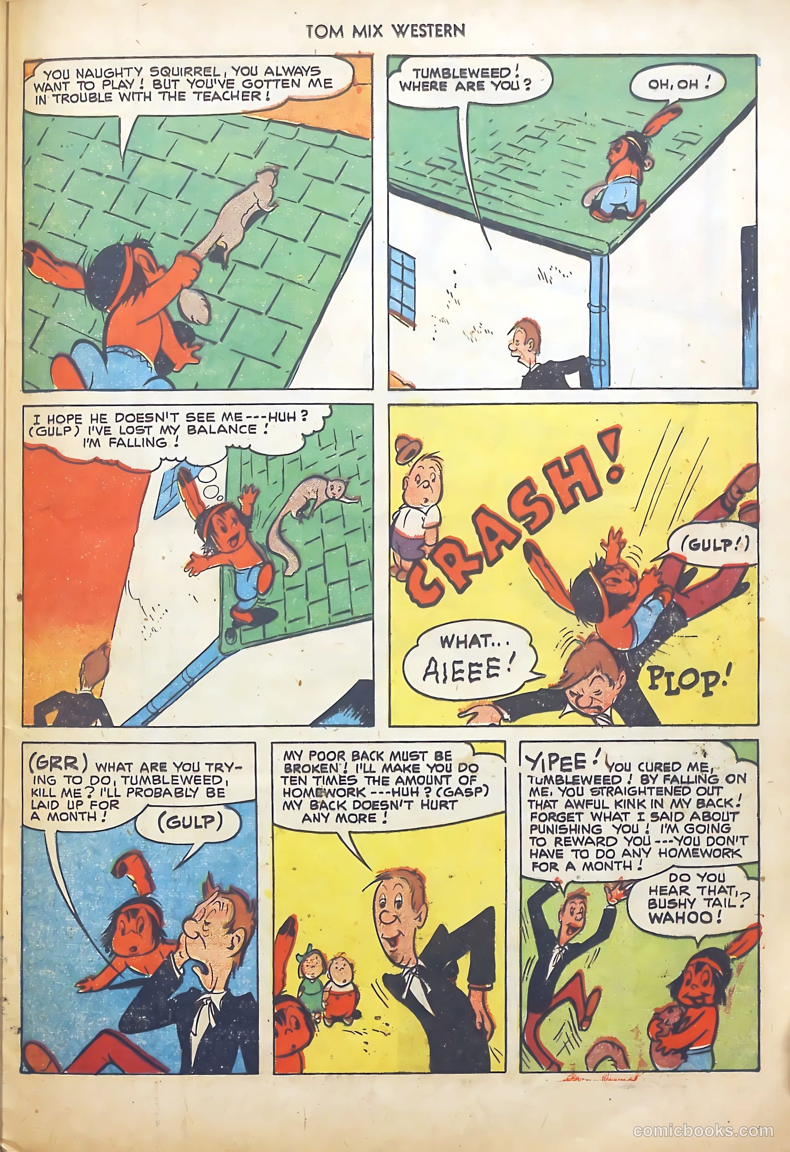 Tom Mix Western #45 — page 25 of 36