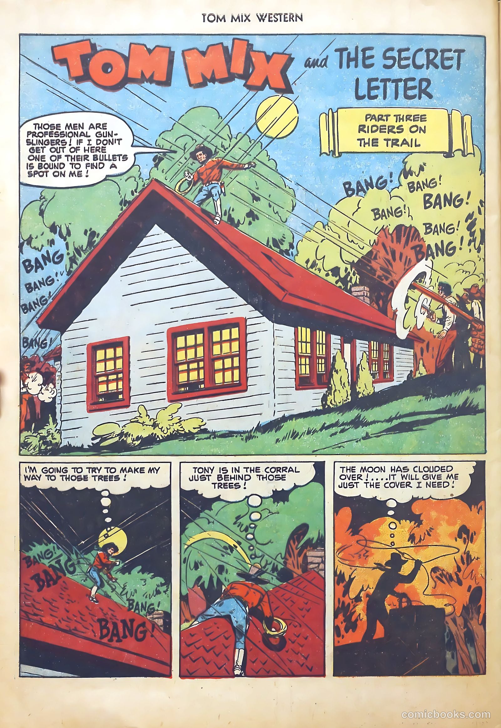 Tom Mix Western #45 — page 28 of 36