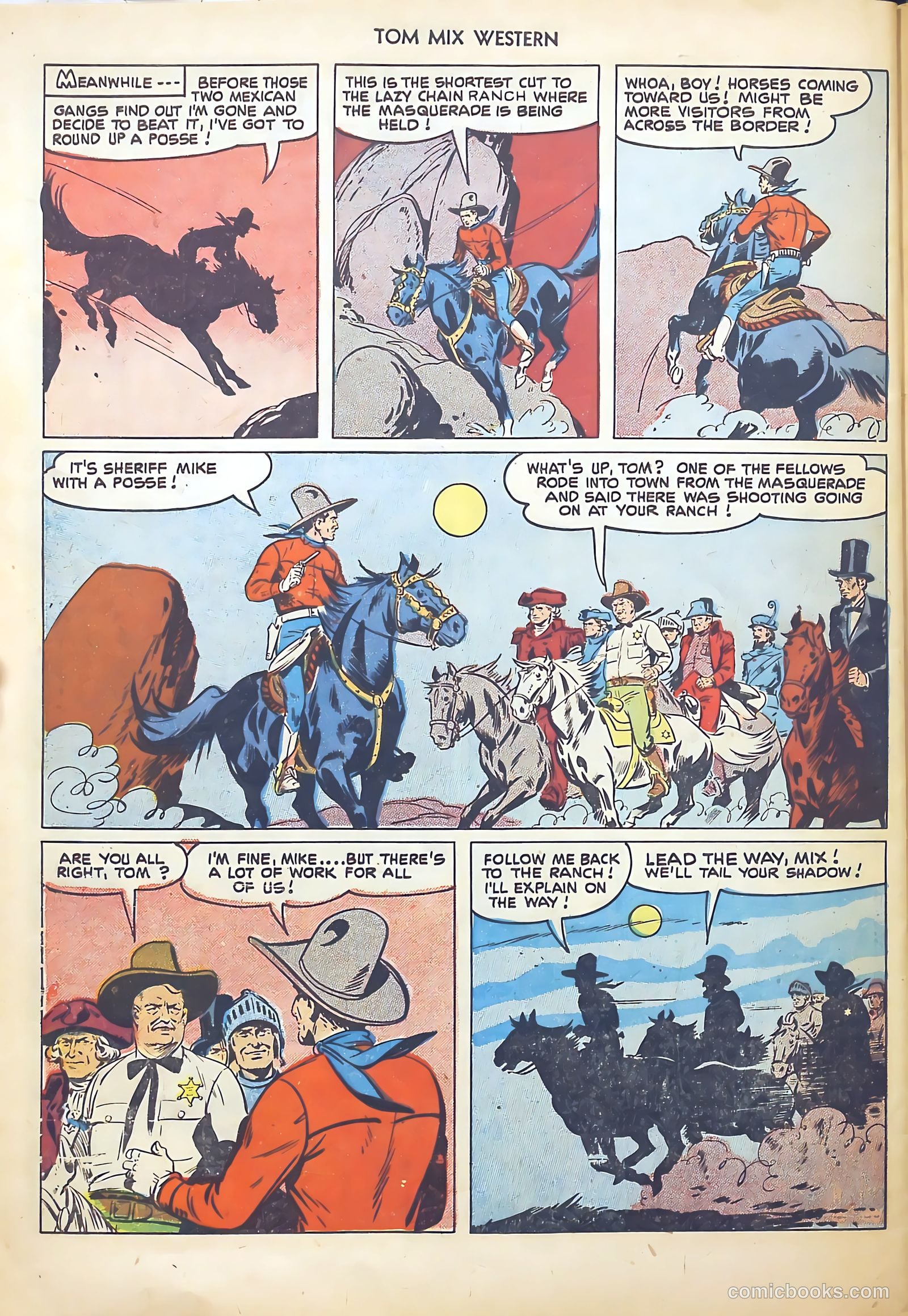 Tom Mix Western #45 — page 30 of 36