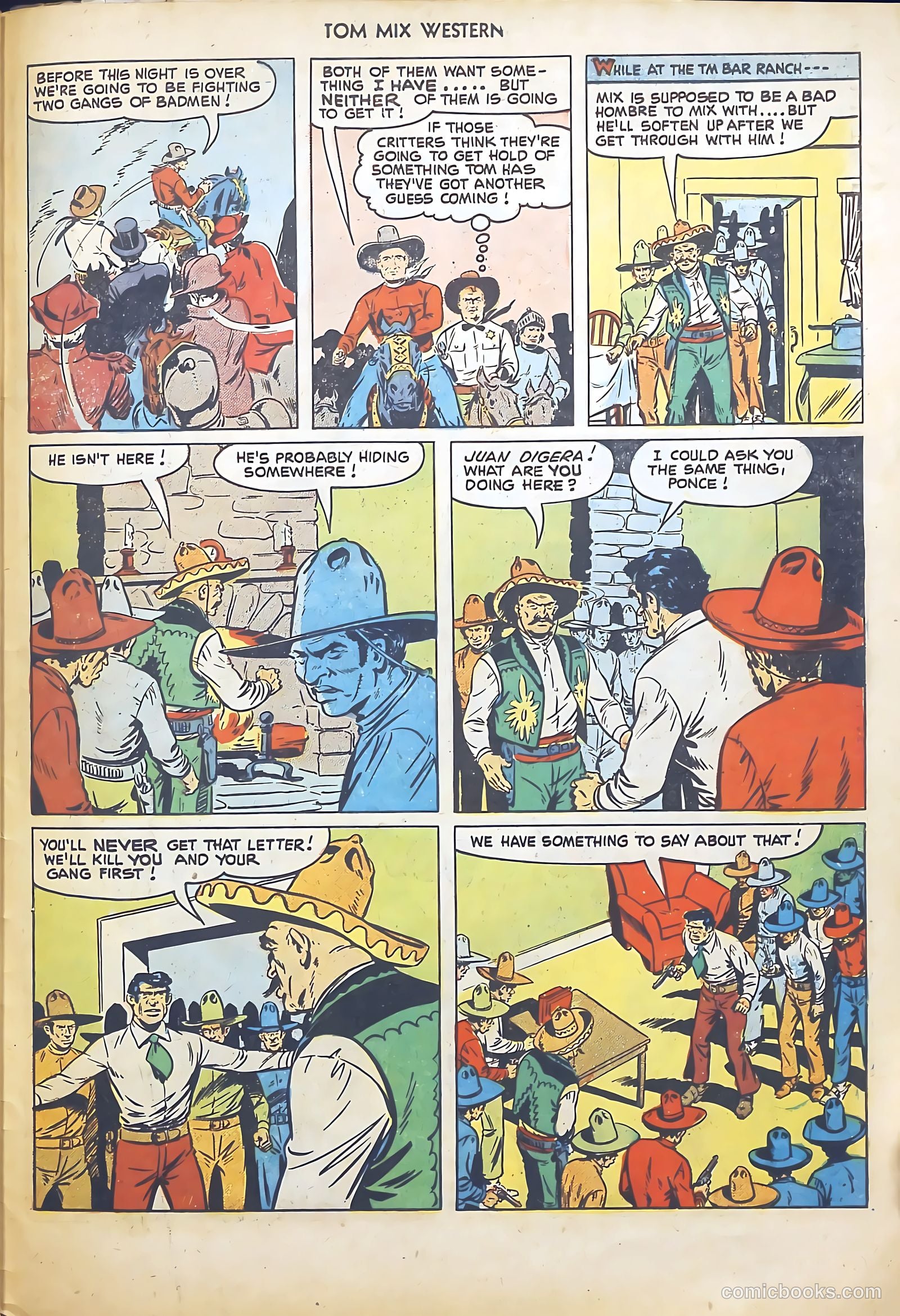 Tom Mix Western #45 — page 31 of 36