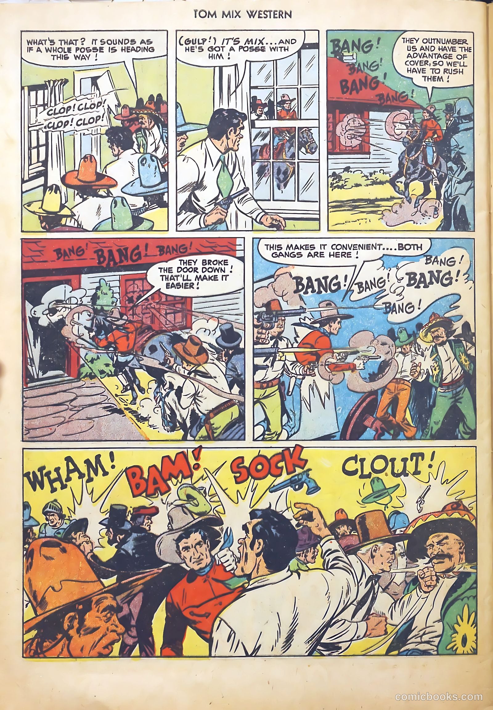 Tom Mix Western #45 — page 32 of 36