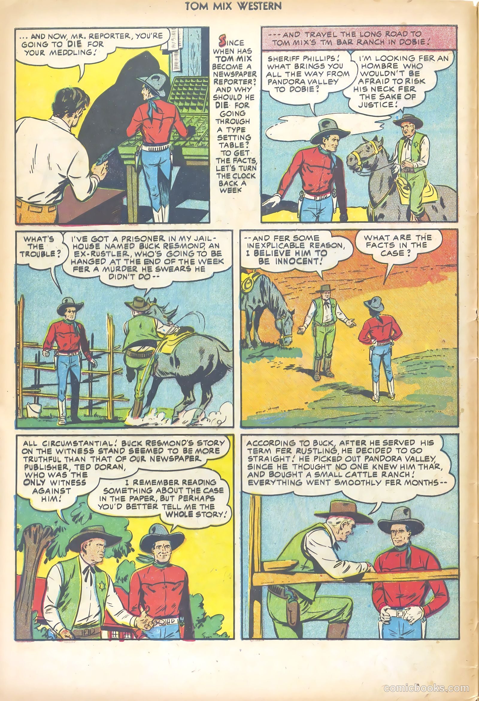 Tom Mix Western #46 — page 4 of 36