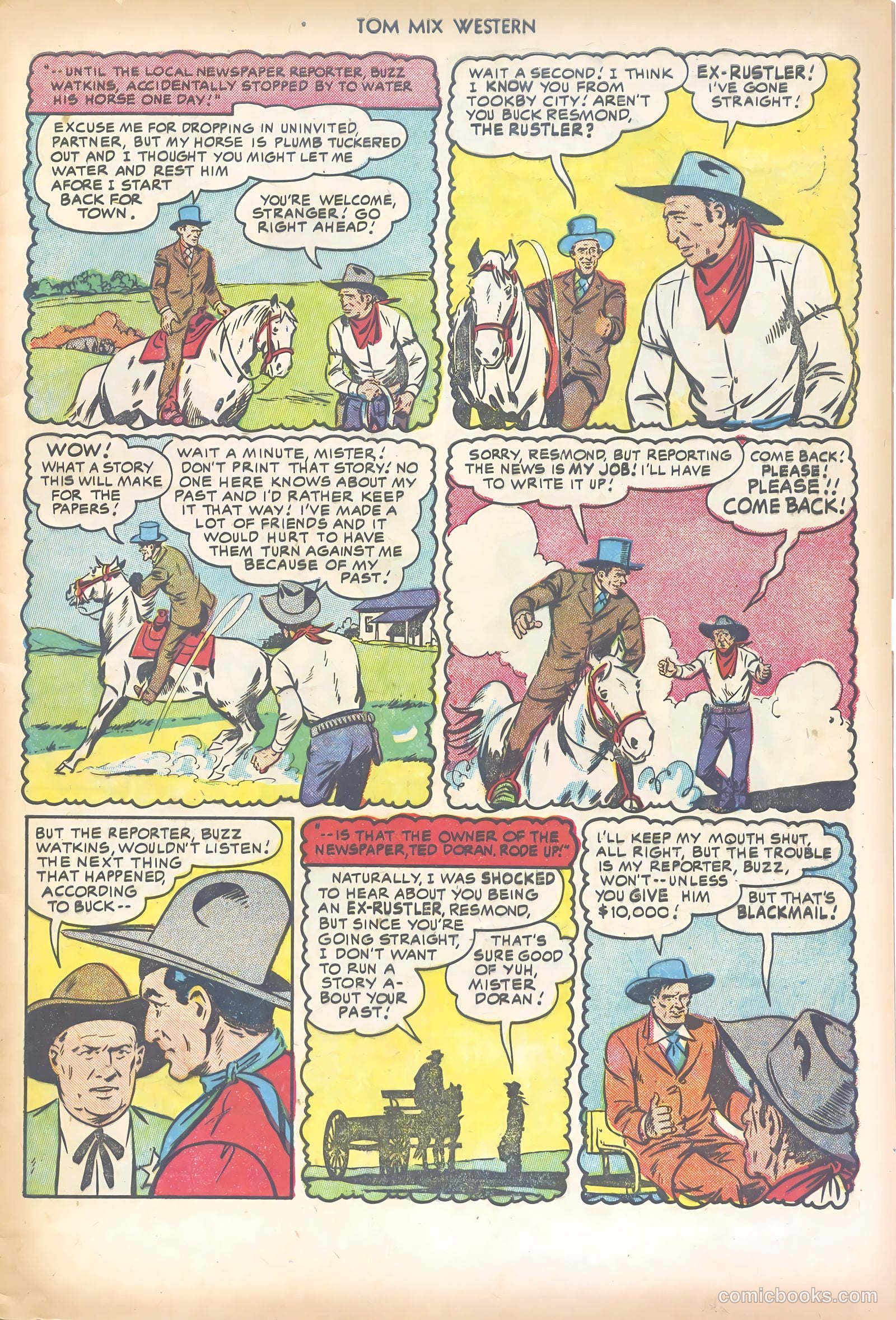 Tom Mix Western #46 — page 5 of 36
