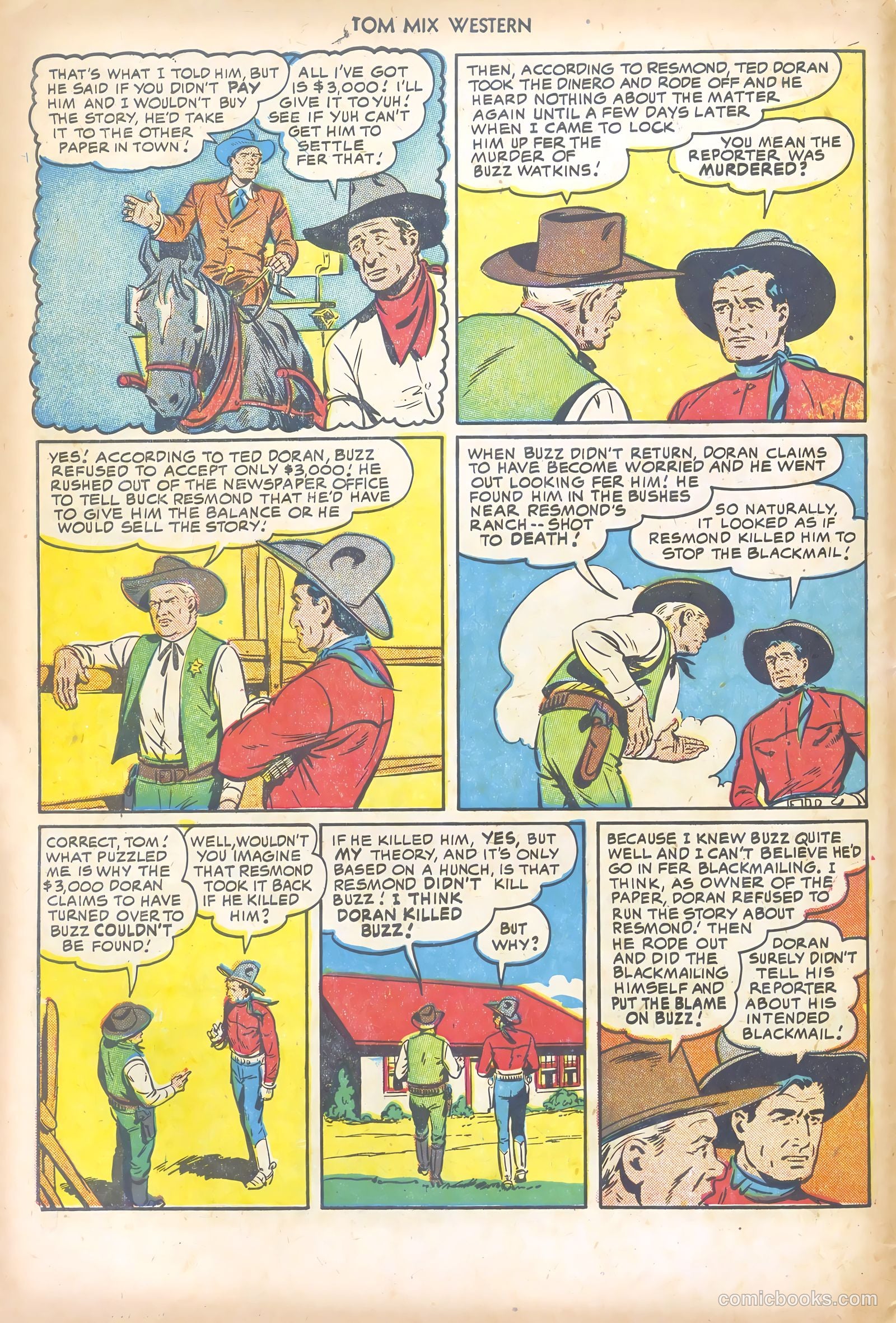 Tom Mix Western #46 — page 6 of 36