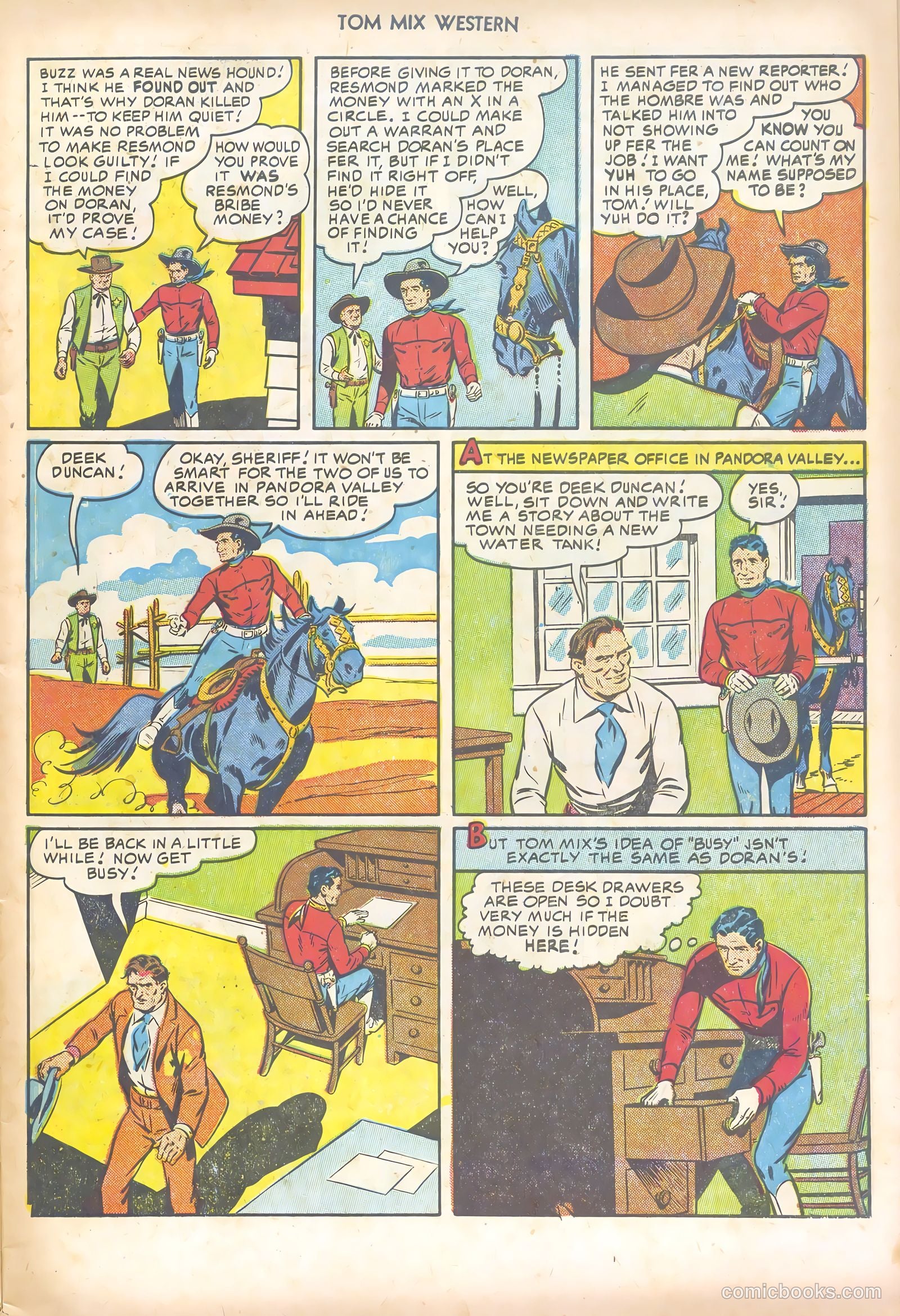 Tom Mix Western #46 — page 7 of 36